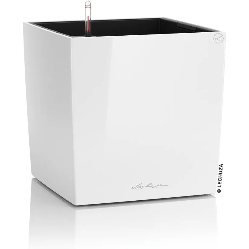 Lechuza Cube Premium 50 Komplettset weiß Hochglanz