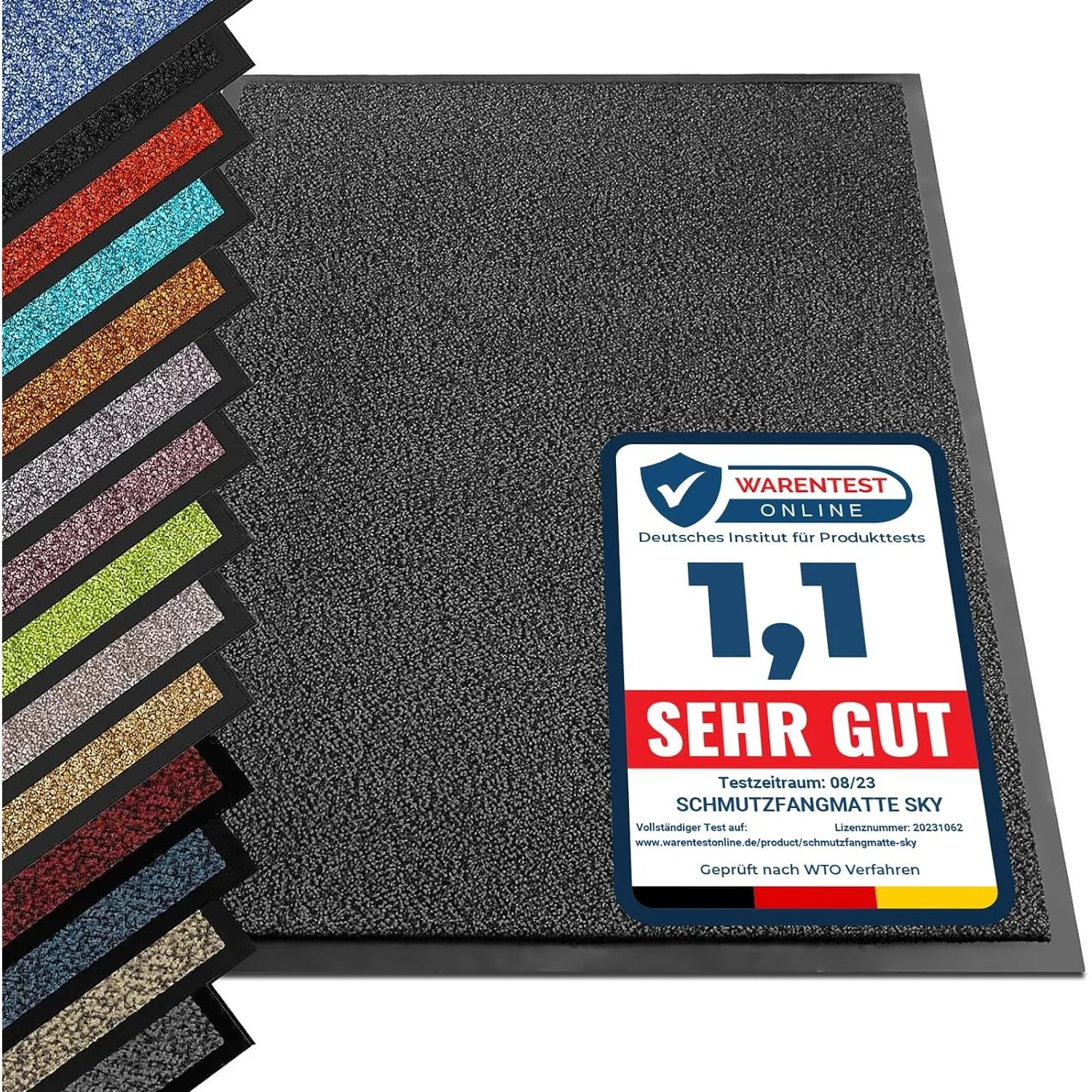 etm® Schmutzfangmatte - Note 1,6: Sieger Preis-Leistung - Fußmatte in vielen Größen - Türmatte Fußabstreifer für Haustü…