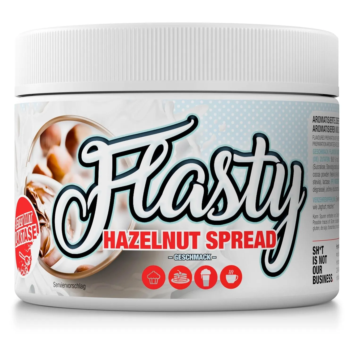 Flasty Geschmackspulver Haselnuss 250 g