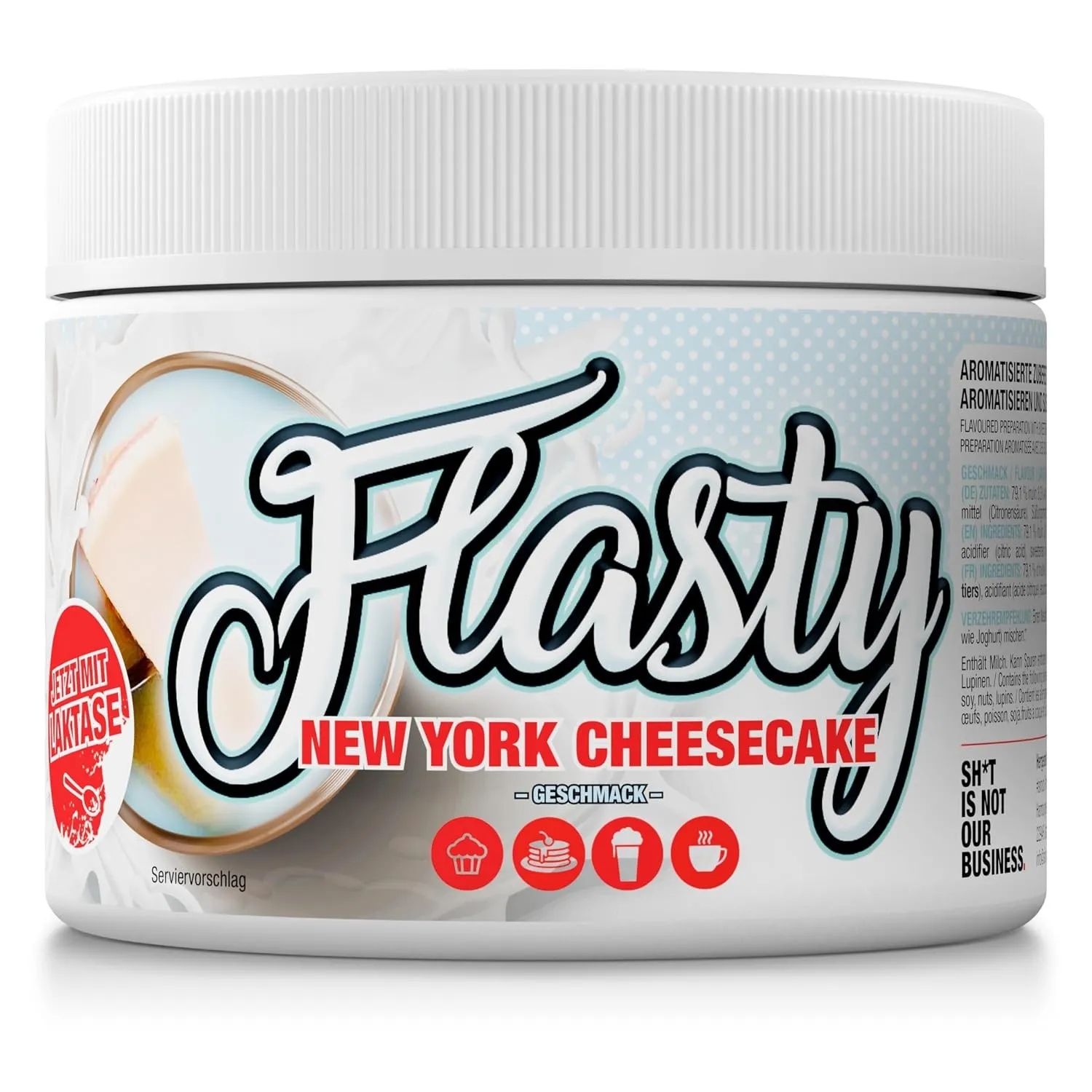 #sinob Flasty Geschmackspulver New York Cheesecake 250g | Nie wieder langweiliger Quark – über 25 Sorten bei nur 7–9 kc…