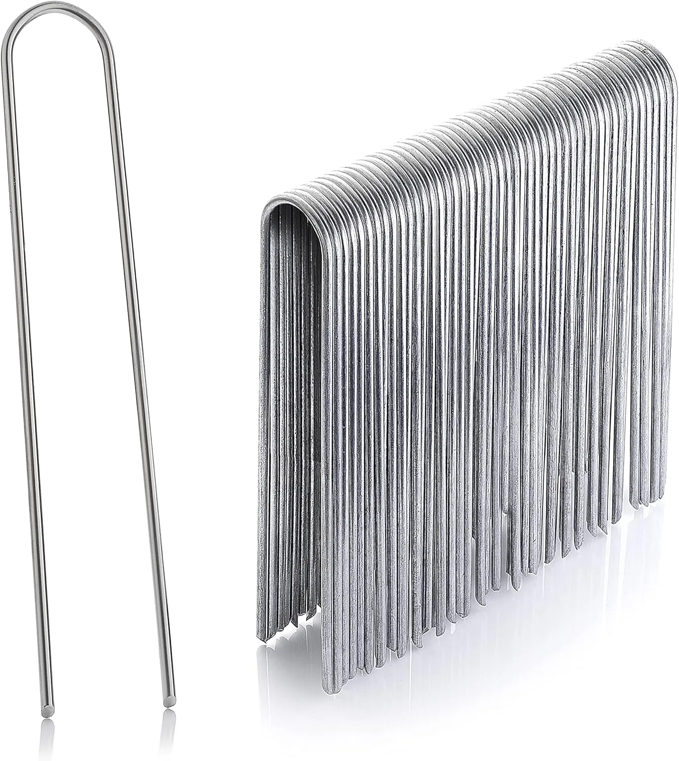 GardenMate Galvanised Steel Wire Ground Anchor Various Lengths 25 mm Wide Various Wire Thicknesses - For Extremely Hard…