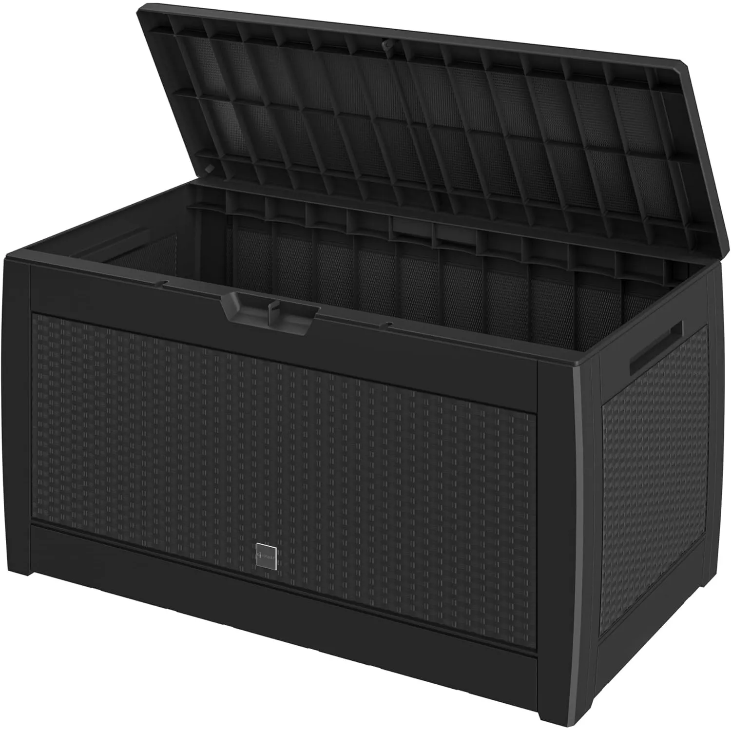 Casaria® Gartenbox Anthrazit UV-beständig 310L Haltegriffe Rollen Terrasse Balkon Wohnzimmer Wintergarten Truhe Auflage…