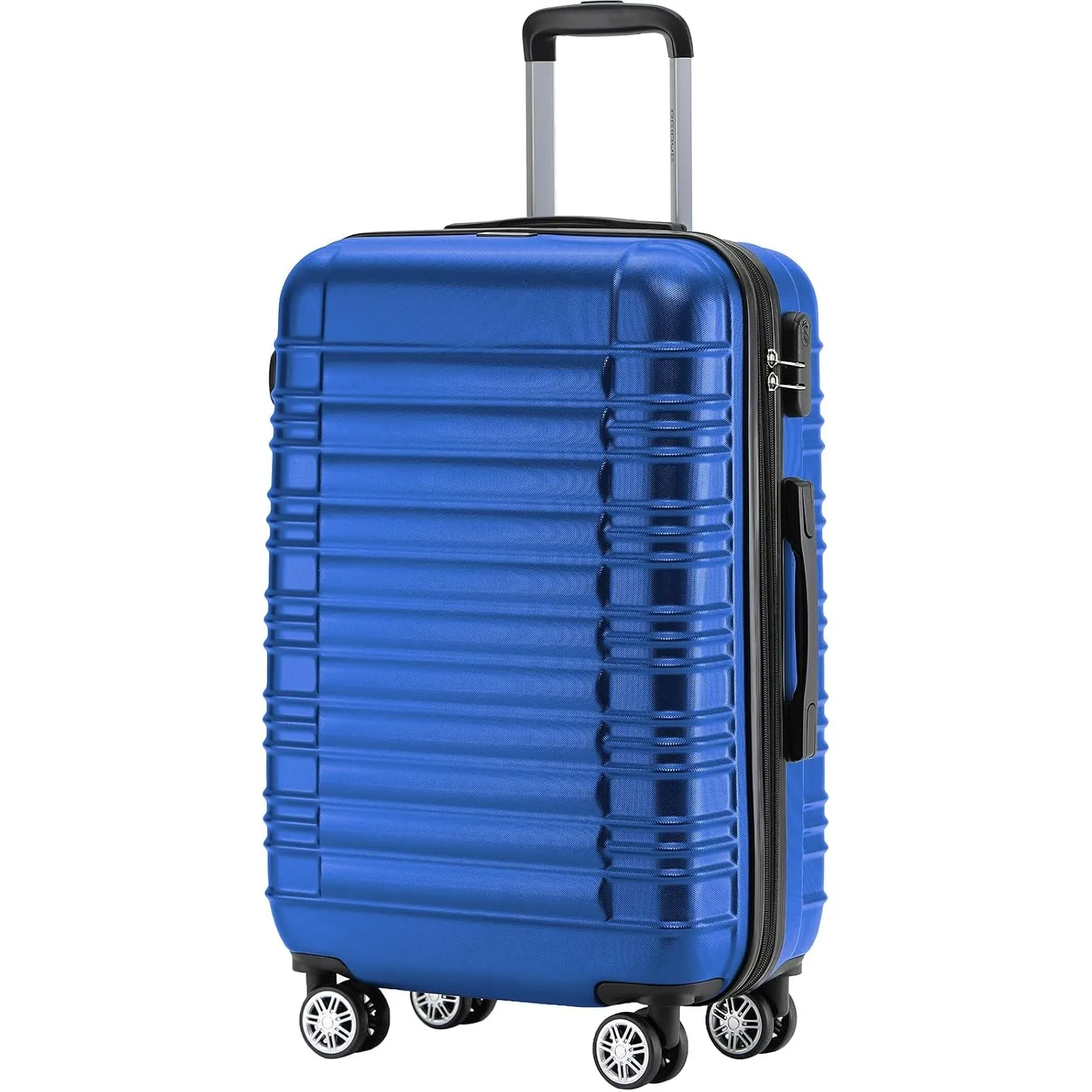 BEIBYE Reisekoffer 2088 Hartschalekoffer Gepäck Koffer Trolley Bordcase Handgepäck M in 14 Farben (Blau)