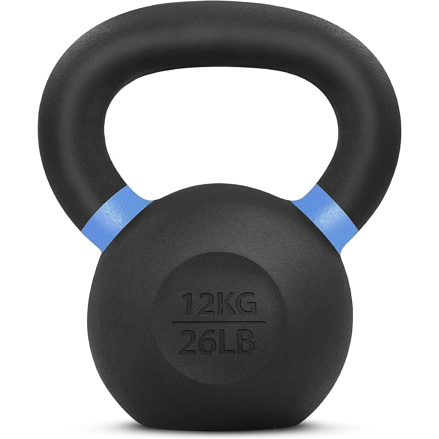 Yes4All 4-32kg Powdercoat Kettlebell aus Gusseisen, Schwunghantel, Kugelgewicht