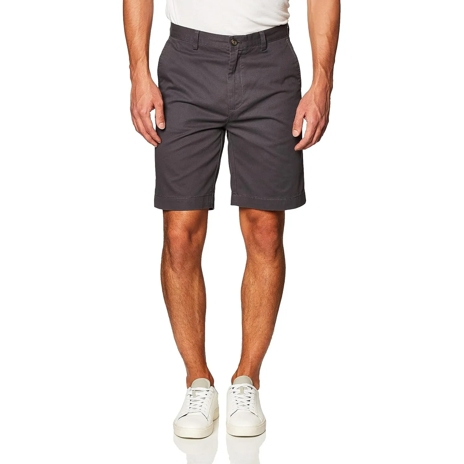 Amazon Essentials Herren Classic Fit 23cm Chino-Shorts mit Taschen