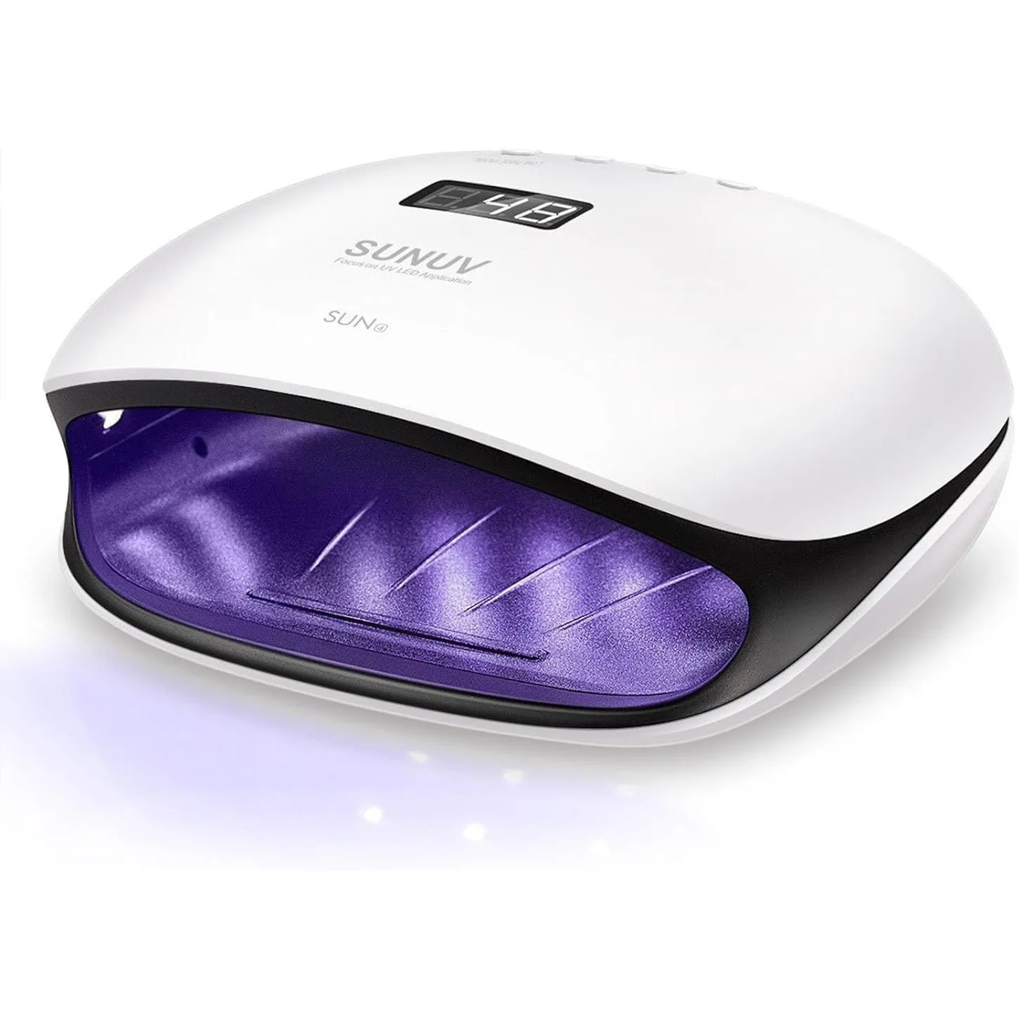 SUNUV UV LED Lampe für Gelnägel LED Nageltrockner mit 4 Timer LCD Anzeige Infrarot Sensor und Doppelgeschwindigkeits Hä…