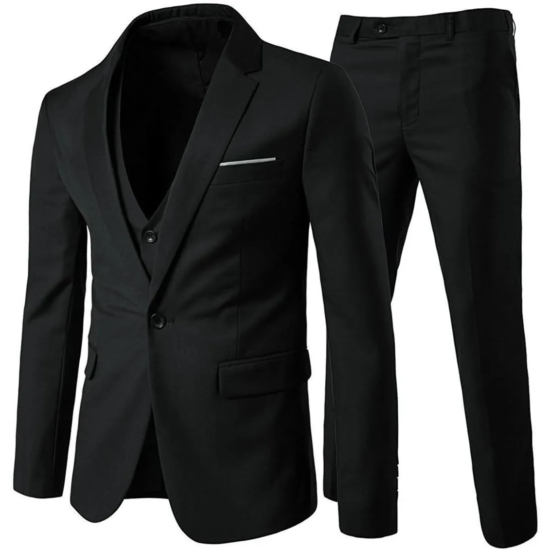 Allthemen Herren Anzug 3 Teilig Slim Fit Anzüge Business Hochzeit Männer