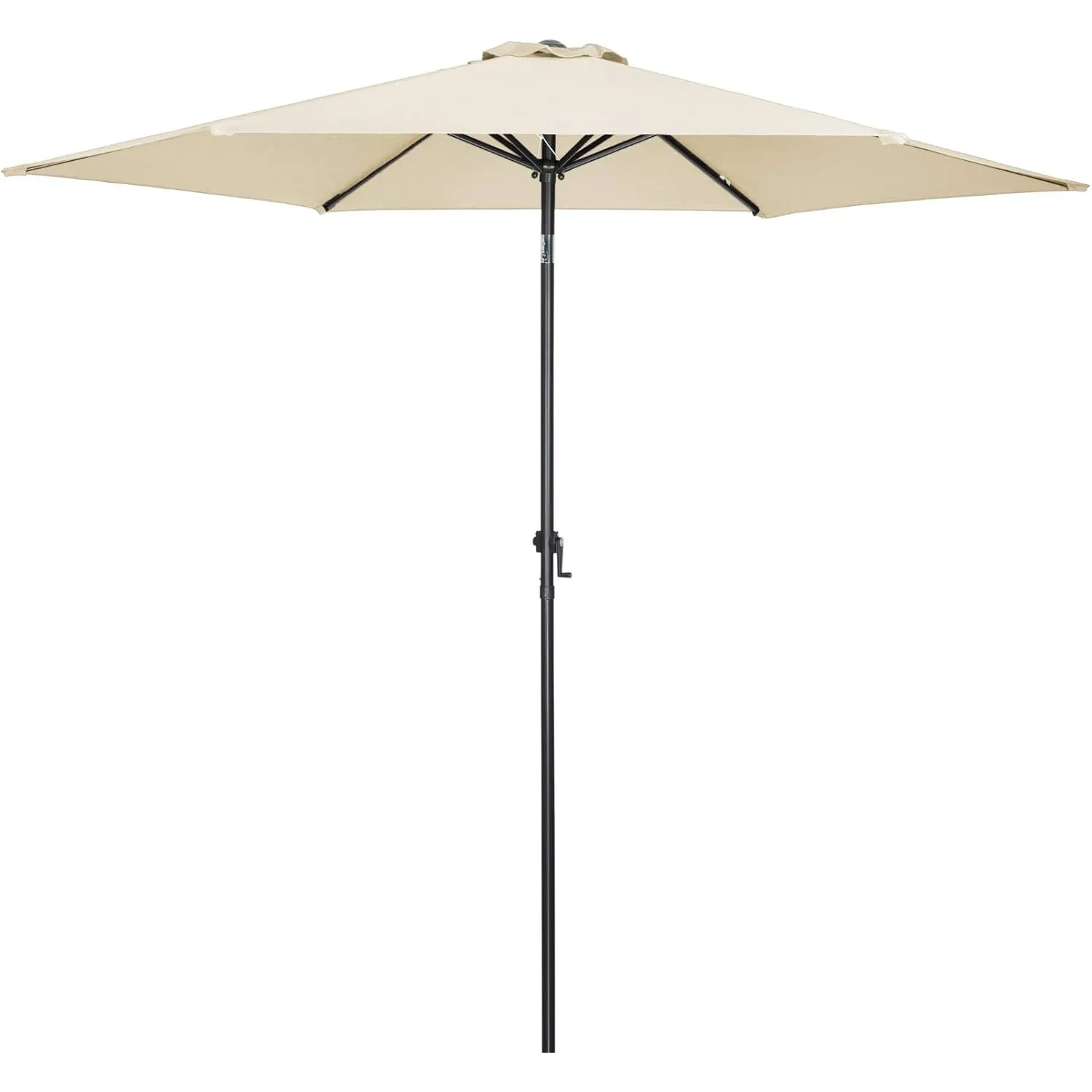 Kingsleeve® 3 m Aluminium-Gartenschirm mit Hülle, UV 80+, Beige
