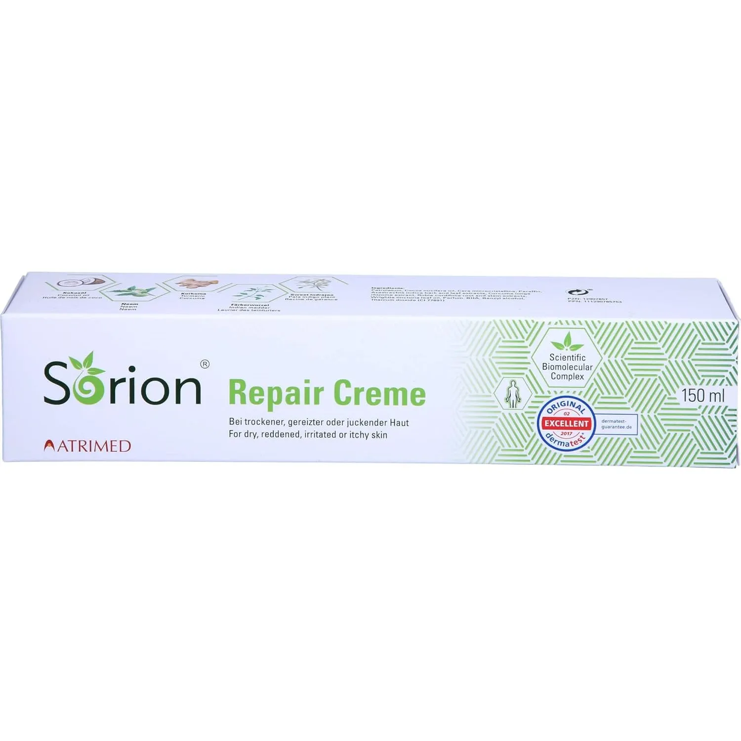 Sorion Repair Creme – Spezialpflege bei Hautirritationen, Rötungen und Juckreiz zur intensiven Regeneration chronisch g…