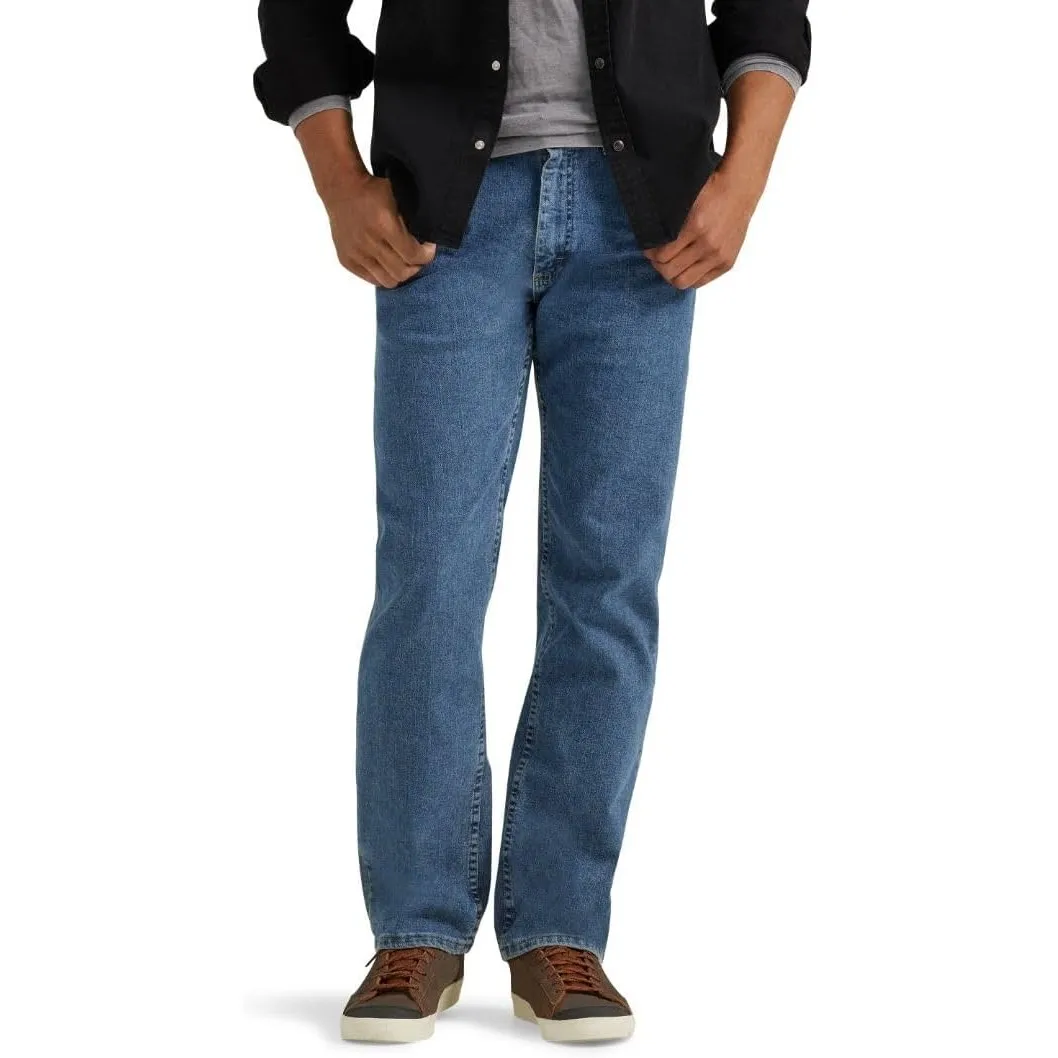Wrangler Authentics Jeanshose, für Herren, reguläre Passform, Bequeme, elastische Taille