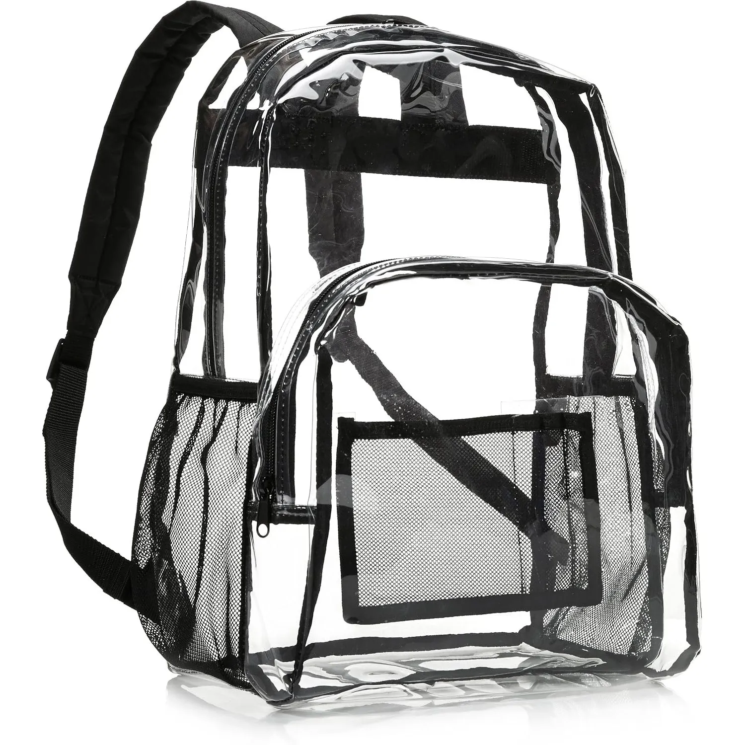 Amazon Basics, Rucksack für klassische Anlässe/Freizeit/Schule, Transparent, 1er-Pack