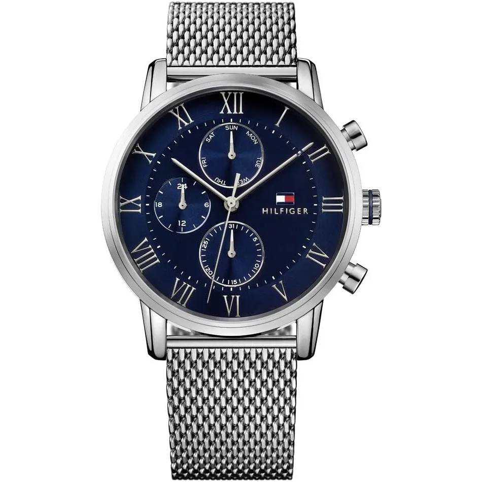 Tommy Hilfiger Multi Zifferblatt Quarz Uhr für Herren mit Edelstahlarmband oder Lederarmband