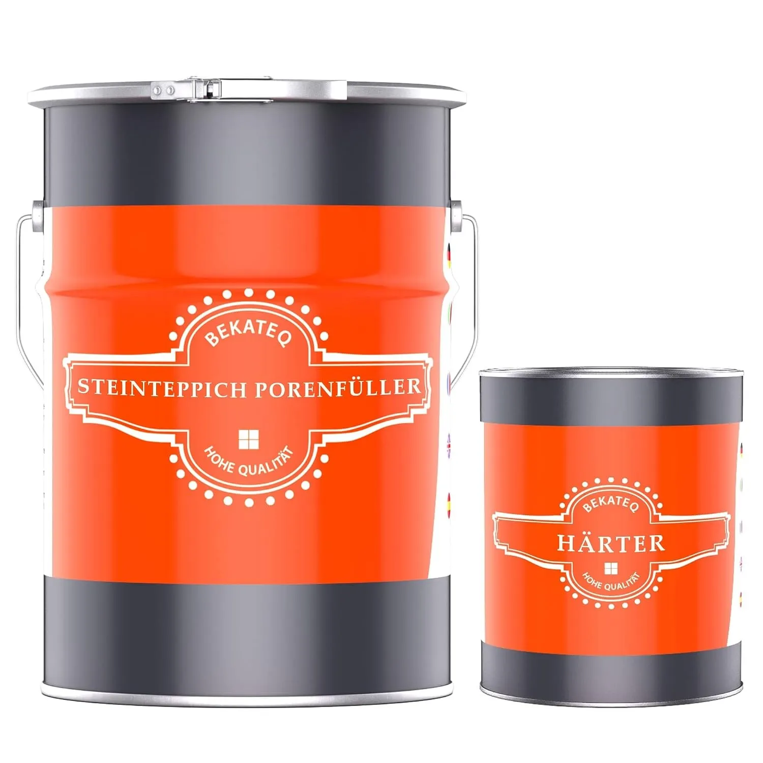 BEKATEQ BK-640EP 2K Steinteppich Porenfüller, 6 kg farblos I 2-komponentiger Epoxidharz-Porenfüller I Besonders geeigne…