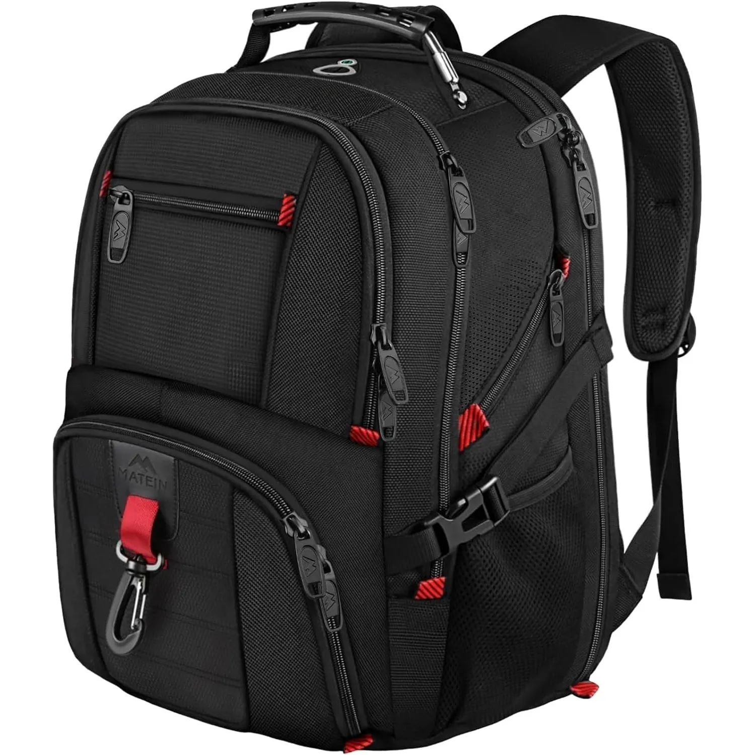 MATEIN Groß Laptop Rucksack Herren 50L, 17,3 Zoll Arbeit Wasserdicht Backpack Laptoptasche Reisen Rucksack, Schulrucksa…