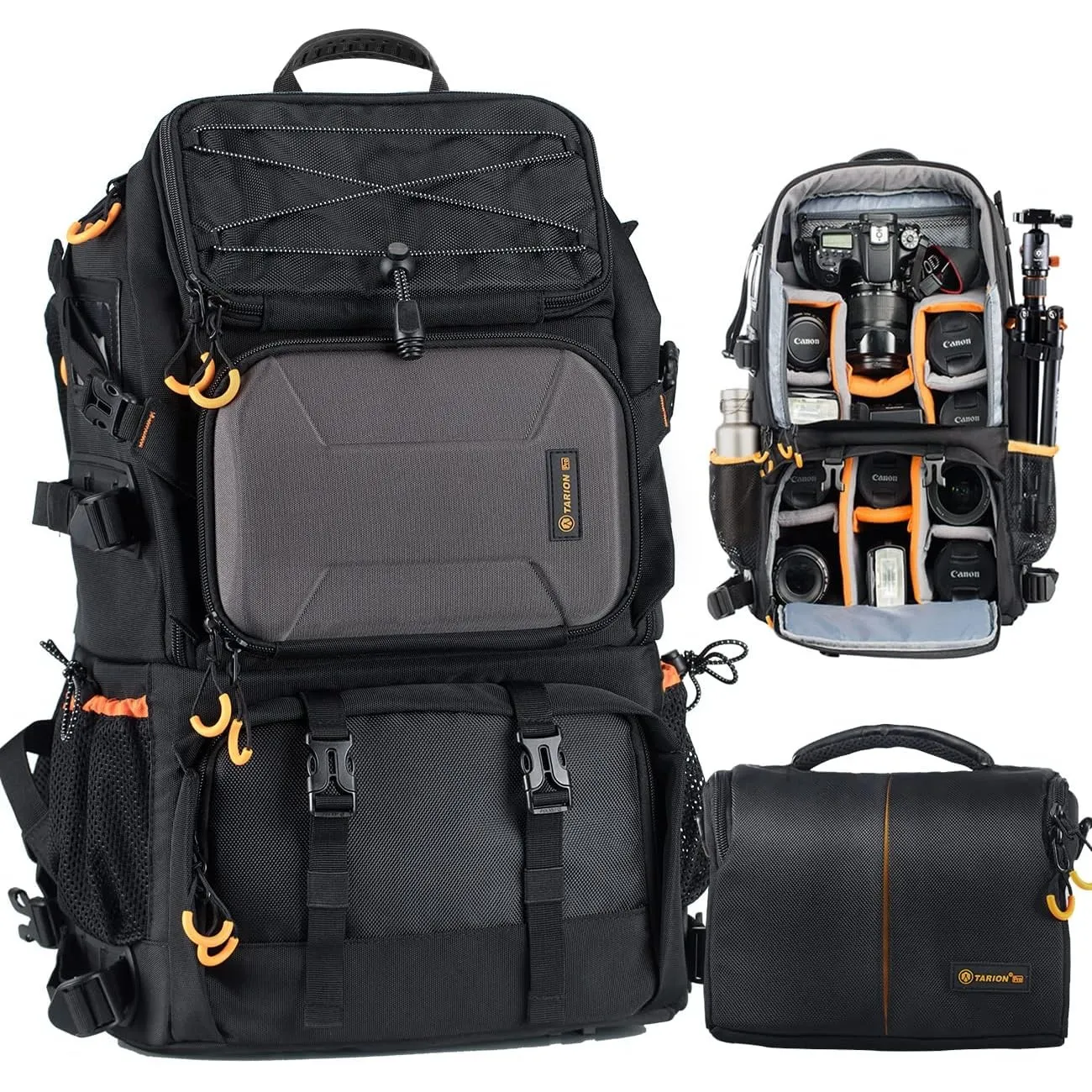 TARION Kamerarucksack Groß 2-in-1 Fotorucksack und Kameratasche Set PB-01