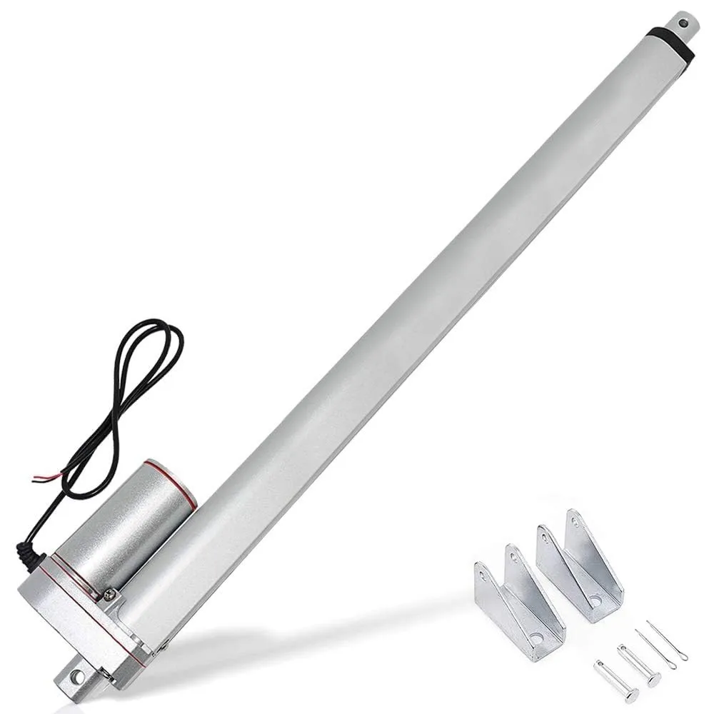 DCHOUSE Linearantrieb 1500N 450mm Hub max Lineartechnik-Aktuatoren, DC 12V-Motor für elektronische, Medizinische, Elekt…