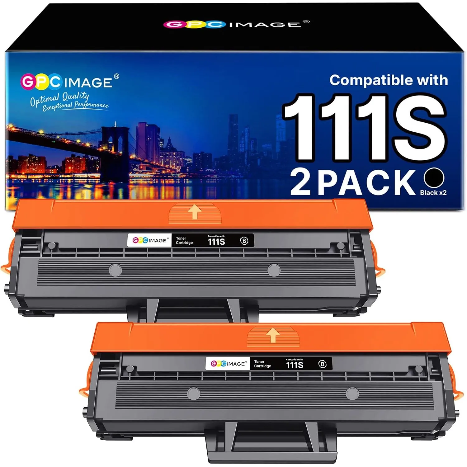 MLT-D111S Toner Kompatibel für Samsung MLT-D111S M2070W Toner 2er-Pack