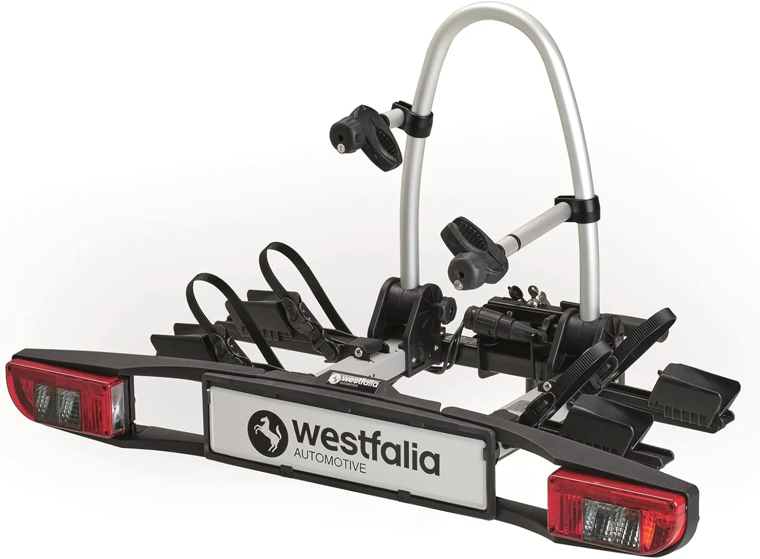 Westfalia BC 60 Fahrradträger für die Anhängerkupplung | Kupplungsträger für 2 Fahrräder | E-Bike geeignet | zusammenkl…