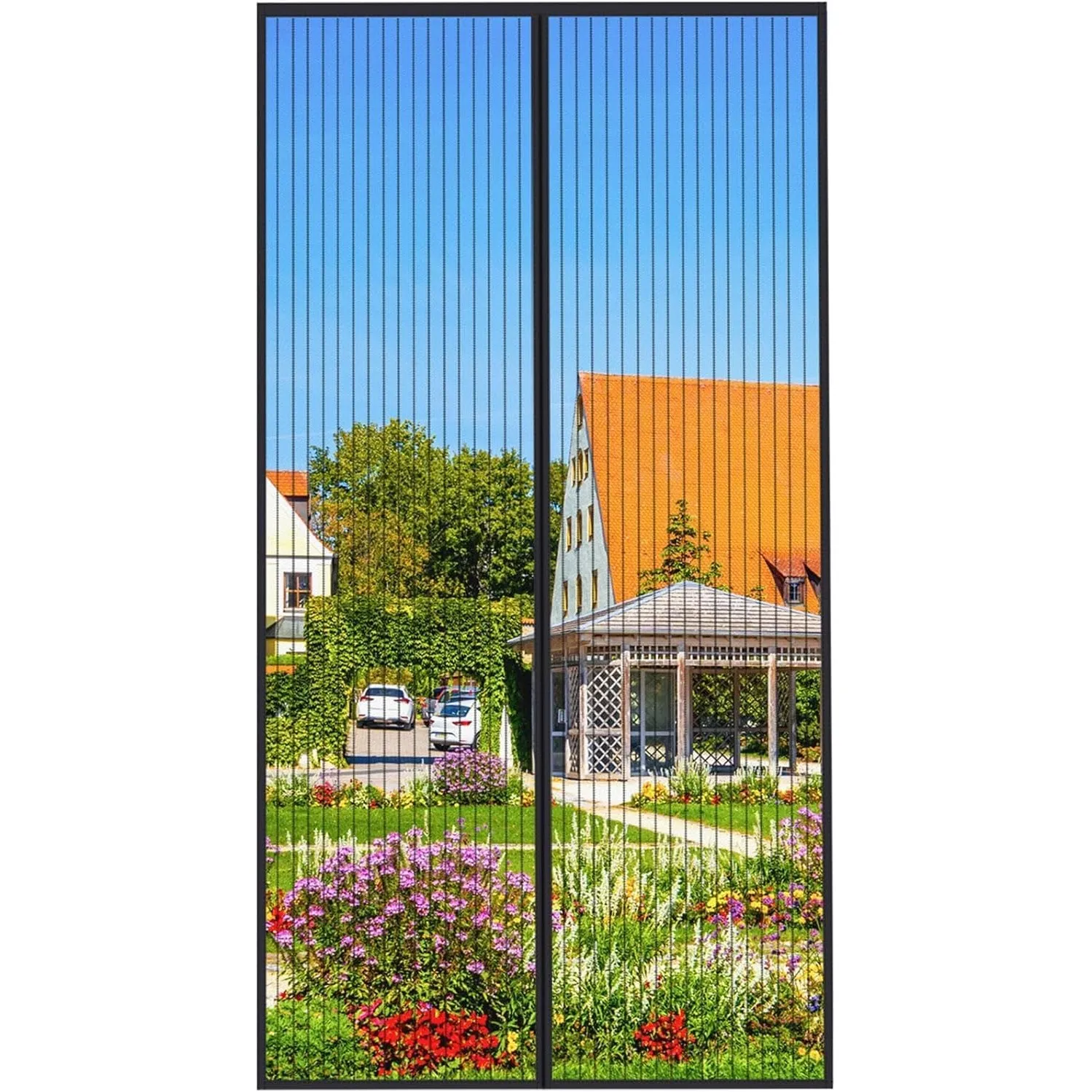 MYCARBON Fliegengitter Tür Magnet 100x220cm Insektenschutz Balkontür Fliegenvorhang | 10 x Stärker als Normales Fliegen…