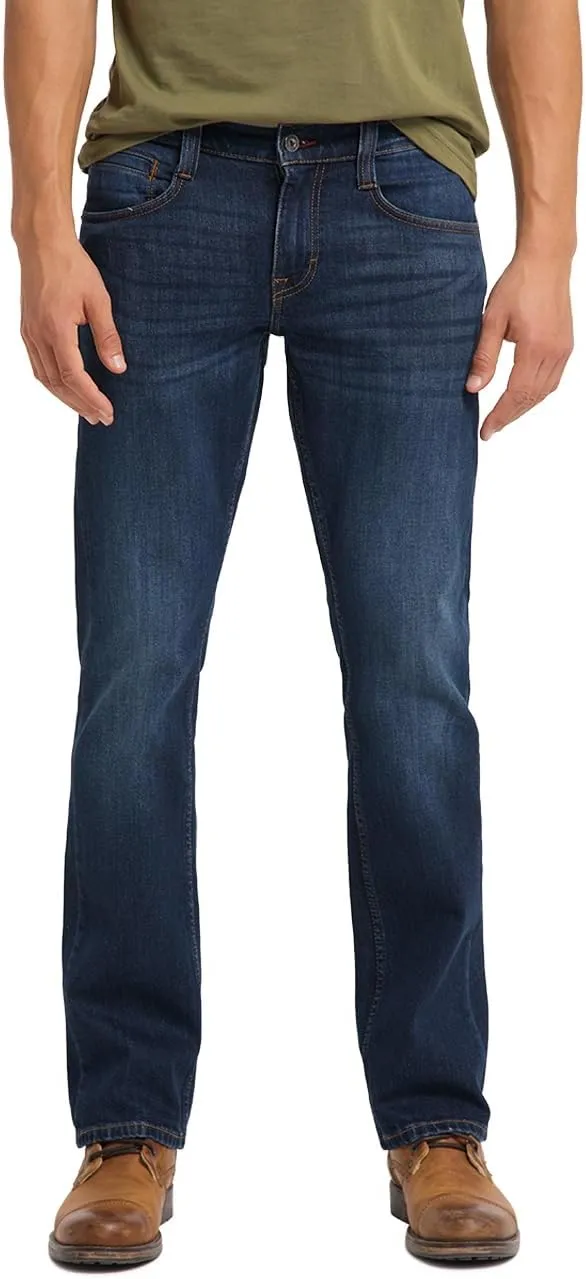 MUSTANG Jeans Herren Stretch Oregon Bootcut Jeanshose Hose Denim Schwarz Blau 30 31 32 33 34 36 38 40 42 44