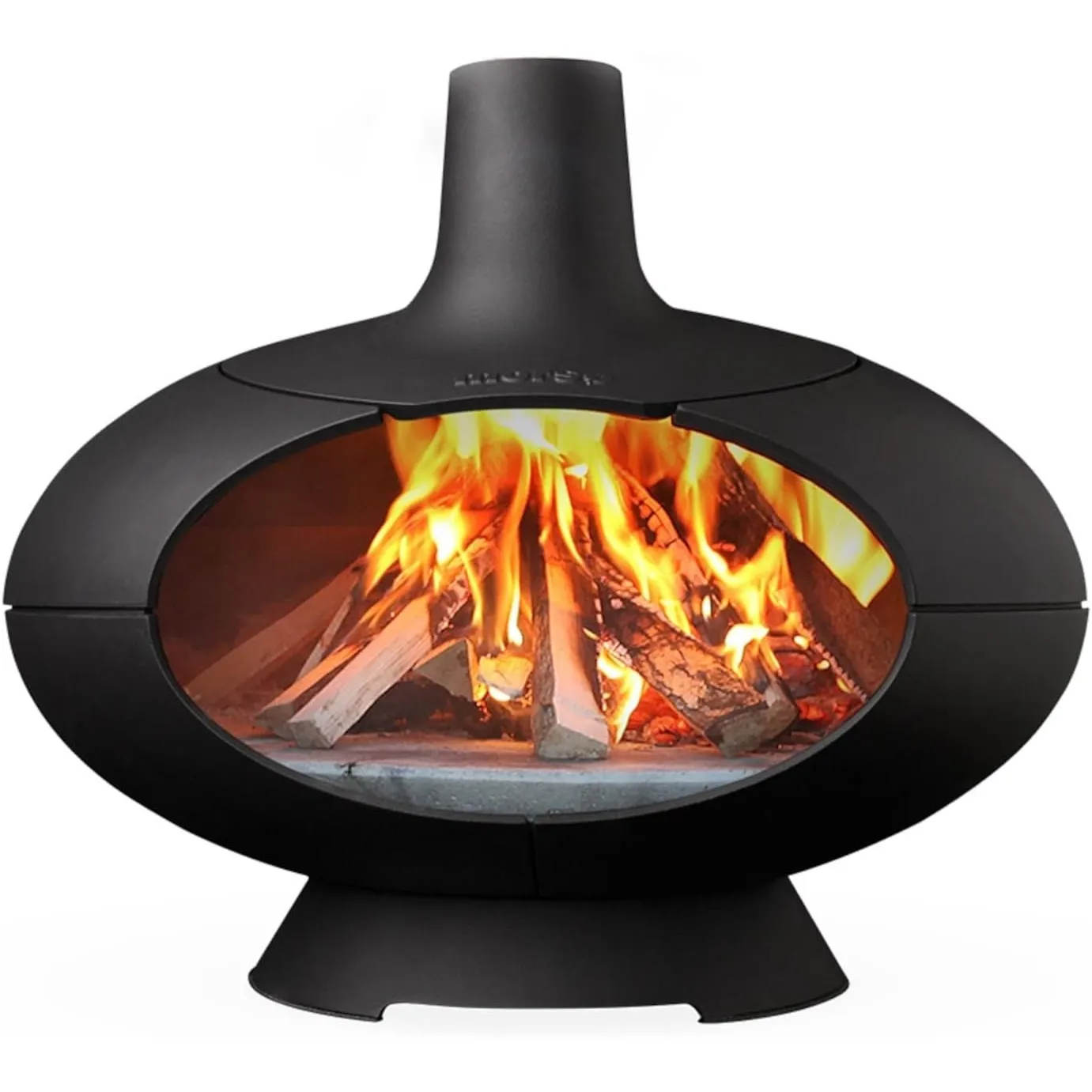 Morsø Forno Outdoor Ofen und Pizzaofen, Gusseisen, 70 x 70 x 60 cm, Schwarz