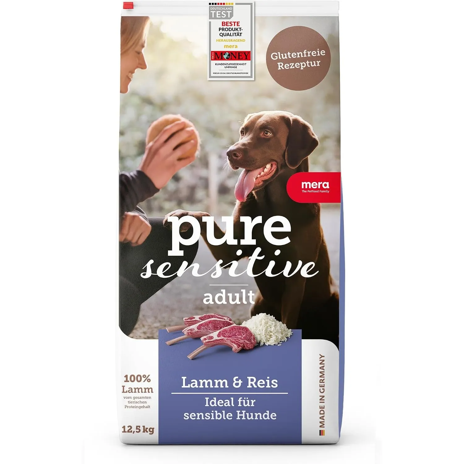MERA Pure Sensitive Lamm & Reis 12,5kg Hundefutter trocken