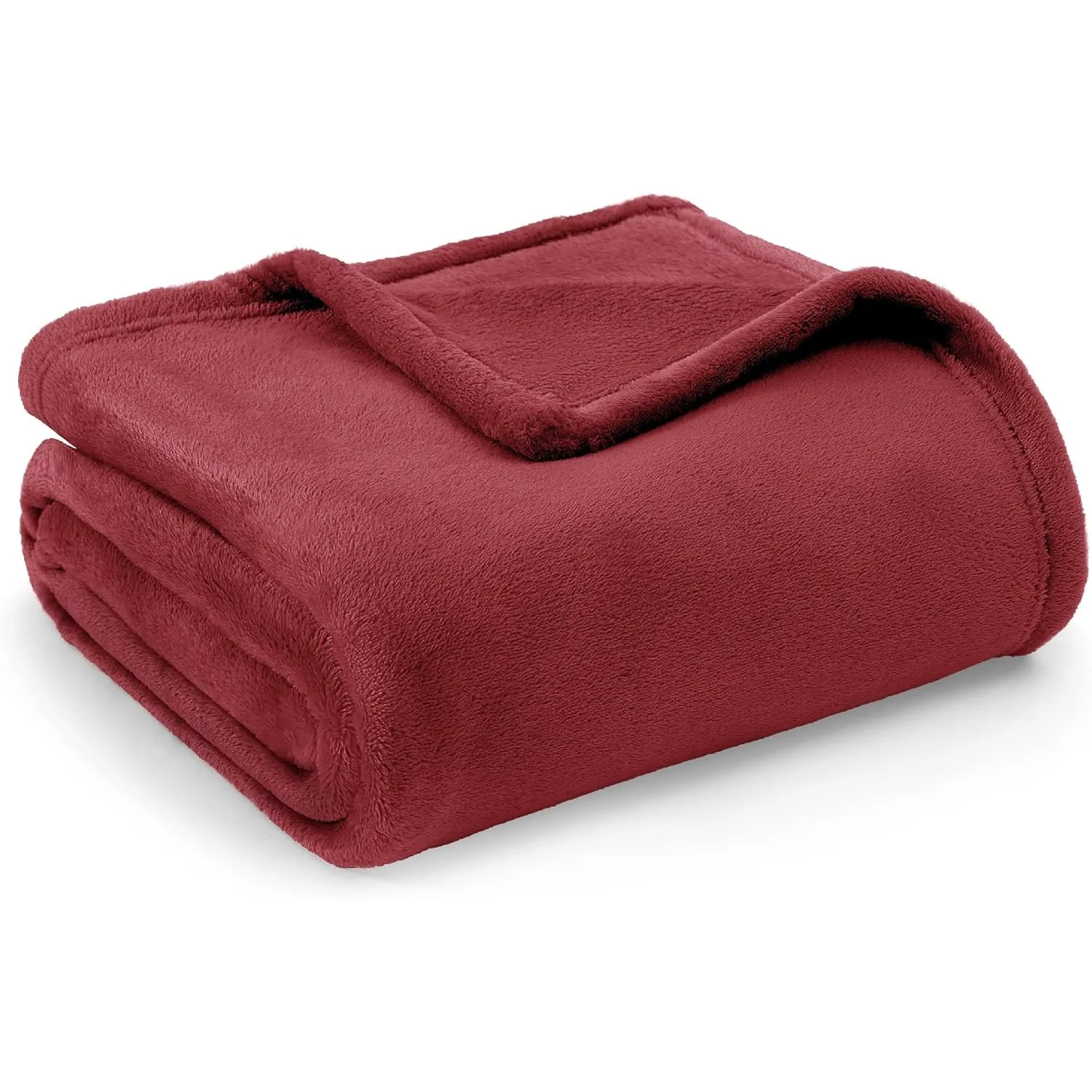 BEDSURE Kuscheldecke Flauschig Decke Fleecedecke - 150x200cm, Rot