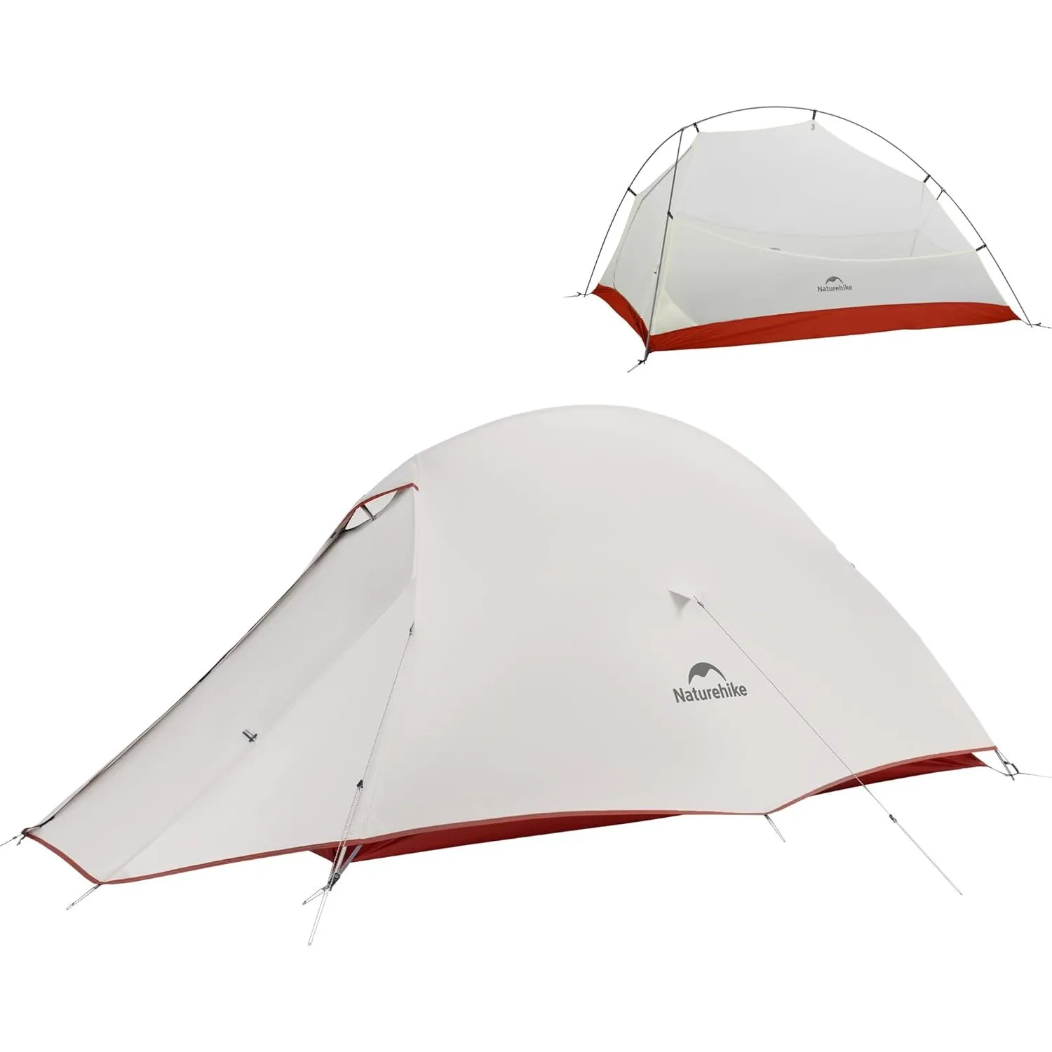 Naturehike Cloud Up Pro/Base/UL/EXT Zelt 2 Person Leichtes Campingzelt, Einfacher Aufbau Winddicht & Wasserdichtes Kupp…