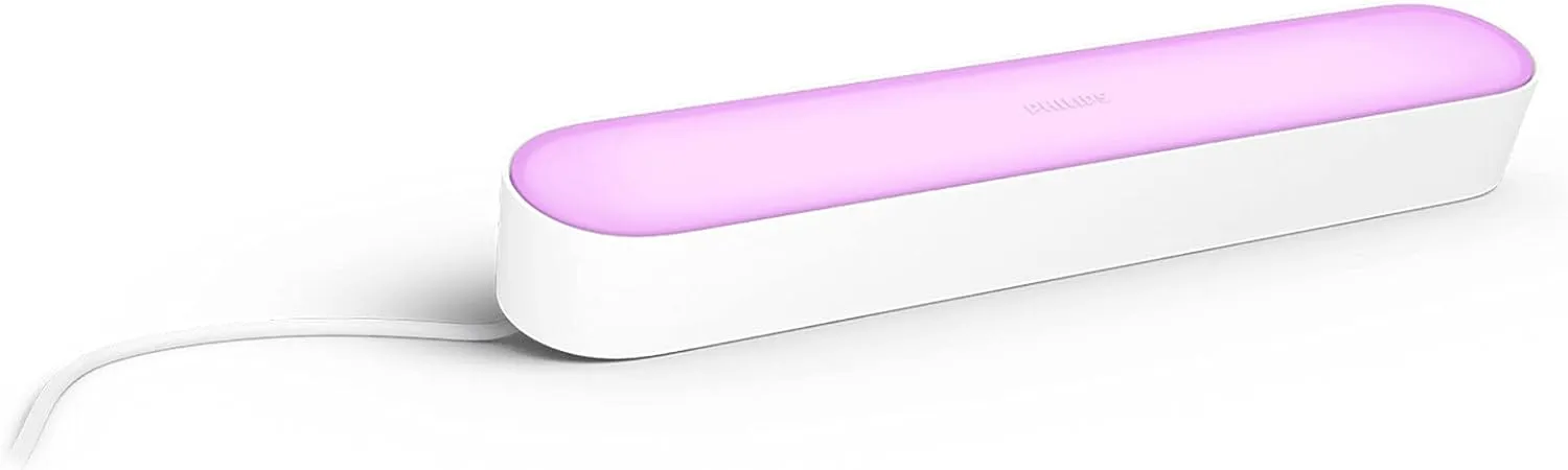 Philips Hue White & Color Ambiance Play Lightbar Basis-Set (500 lm), dimmbare LED-Lightbar für das Hue Lichtsystem mit …