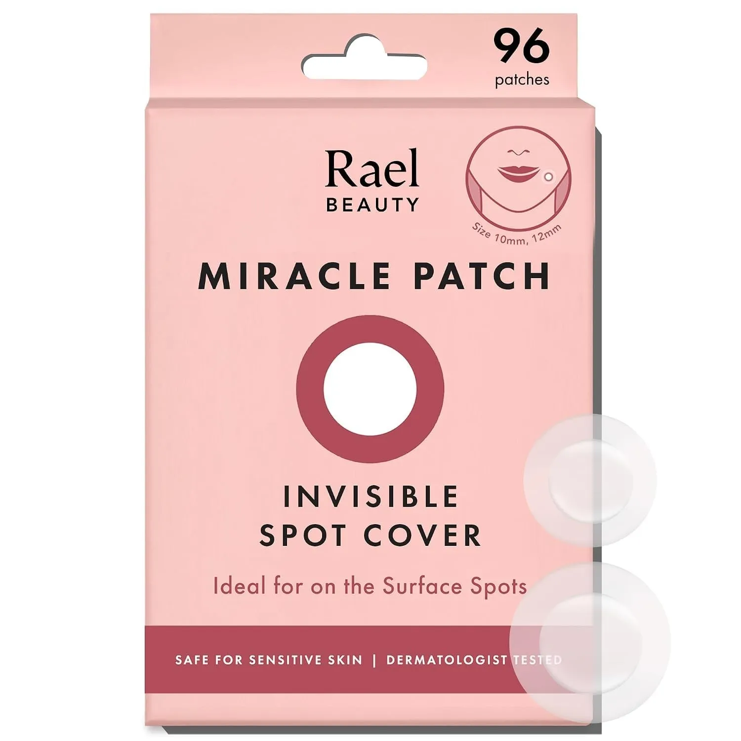 Rael Miracle Anti Pickel Patch Unsichtbar (2 Größen, 96 Stück)