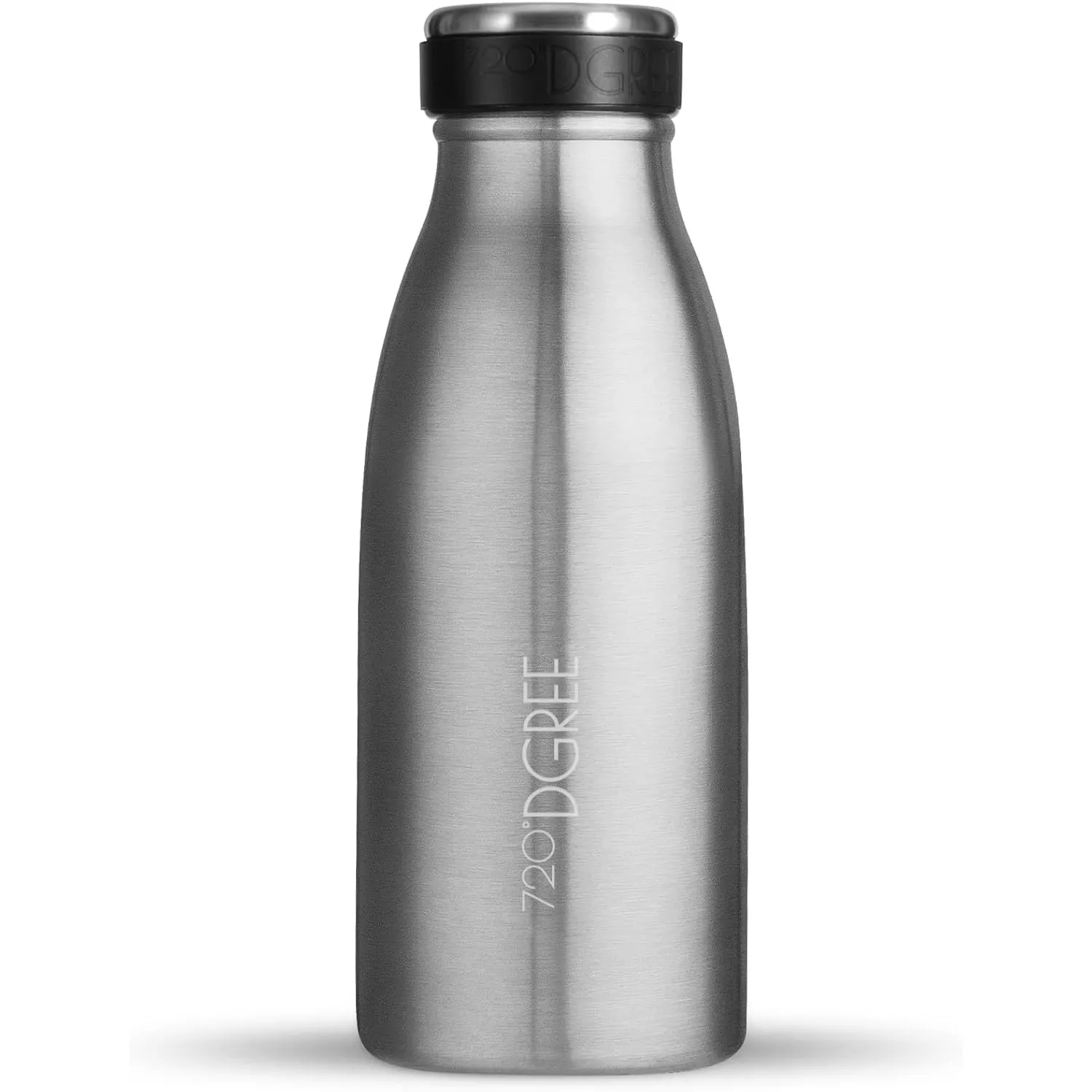 720°DGREE Edelstahl Trinkflasche “milkyBottle” - 350ml - Perfekt für Kinder, BPA-Frei, Auslaufsicher, Kohlensäure geeig…