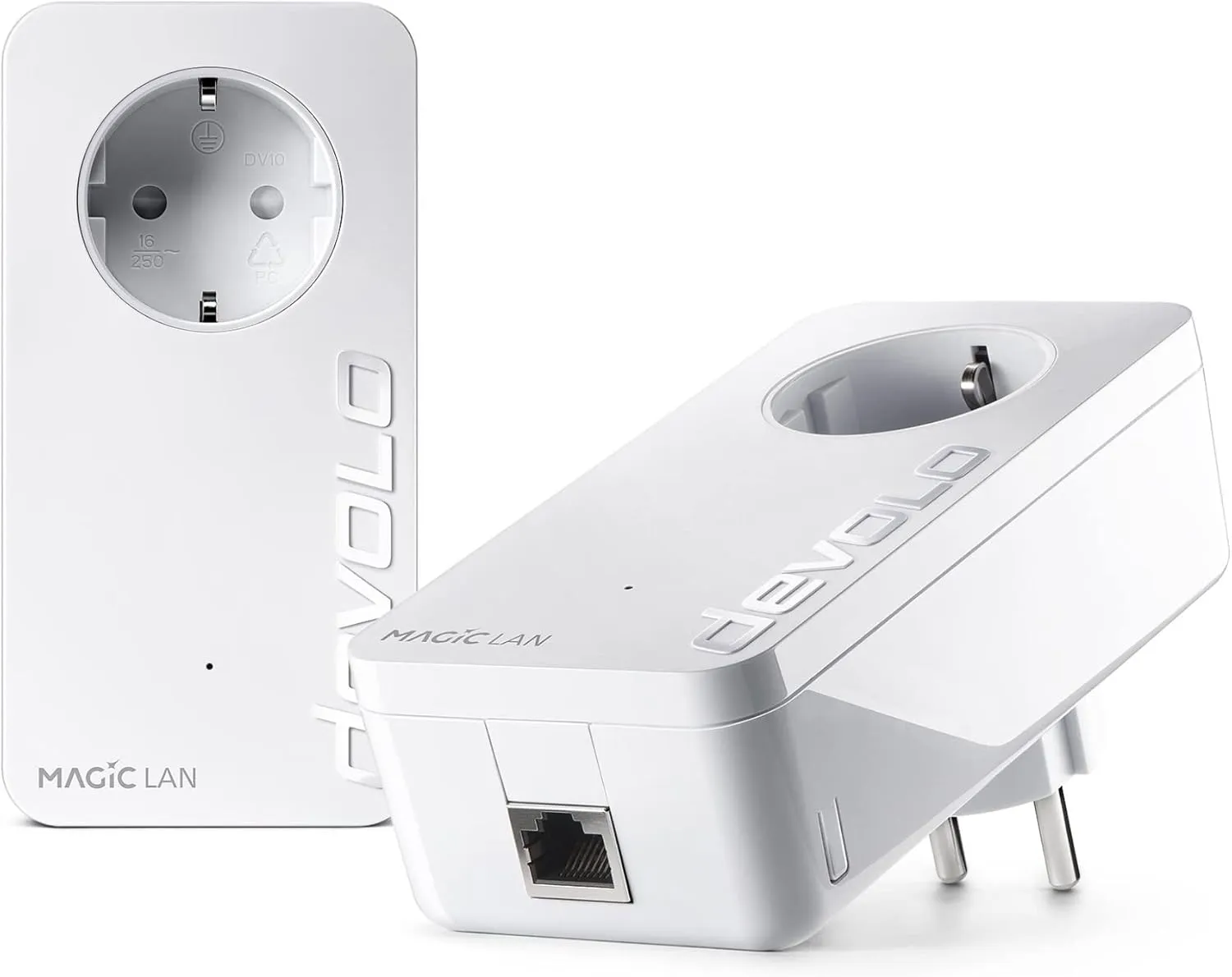 devolo Magic 1 LAN Starter Kit, LAN Powerline Adapter, bis zu 1.200 Mbit/s, 1x Gigabit LAN Anschluss, ideal für Homeoff…