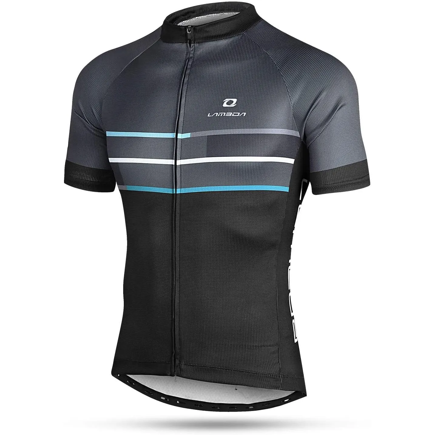 LAMEDA Kurzarm Radtrikot Herren Elastische Atmungsaktive T-Shirt Jersey Funktionsshirt Schnell Trocknen Stoff Fahrradtr…