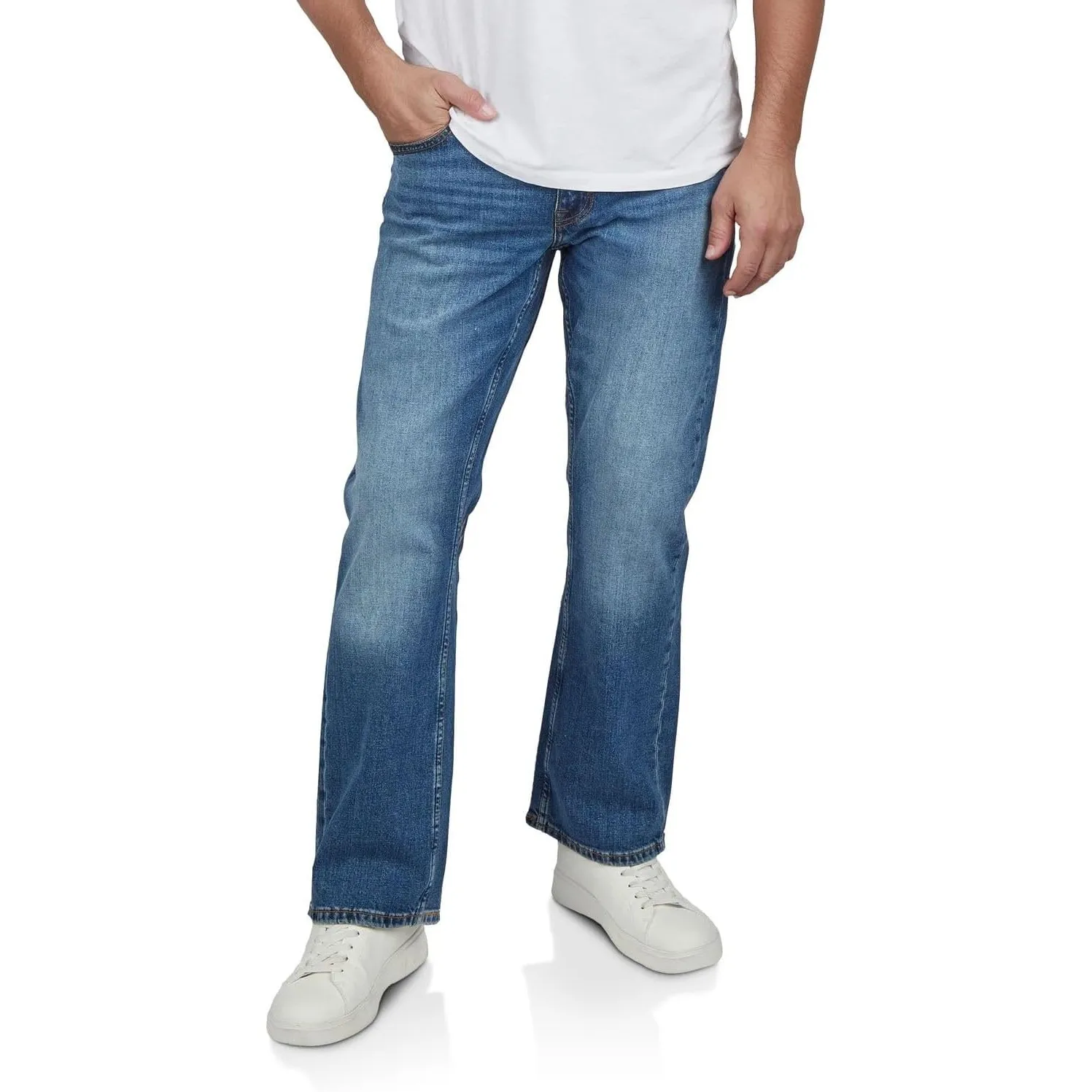 MUSTANG Jeans Herren Stretch Oregon Bootcut Jeanshose Hose Denim