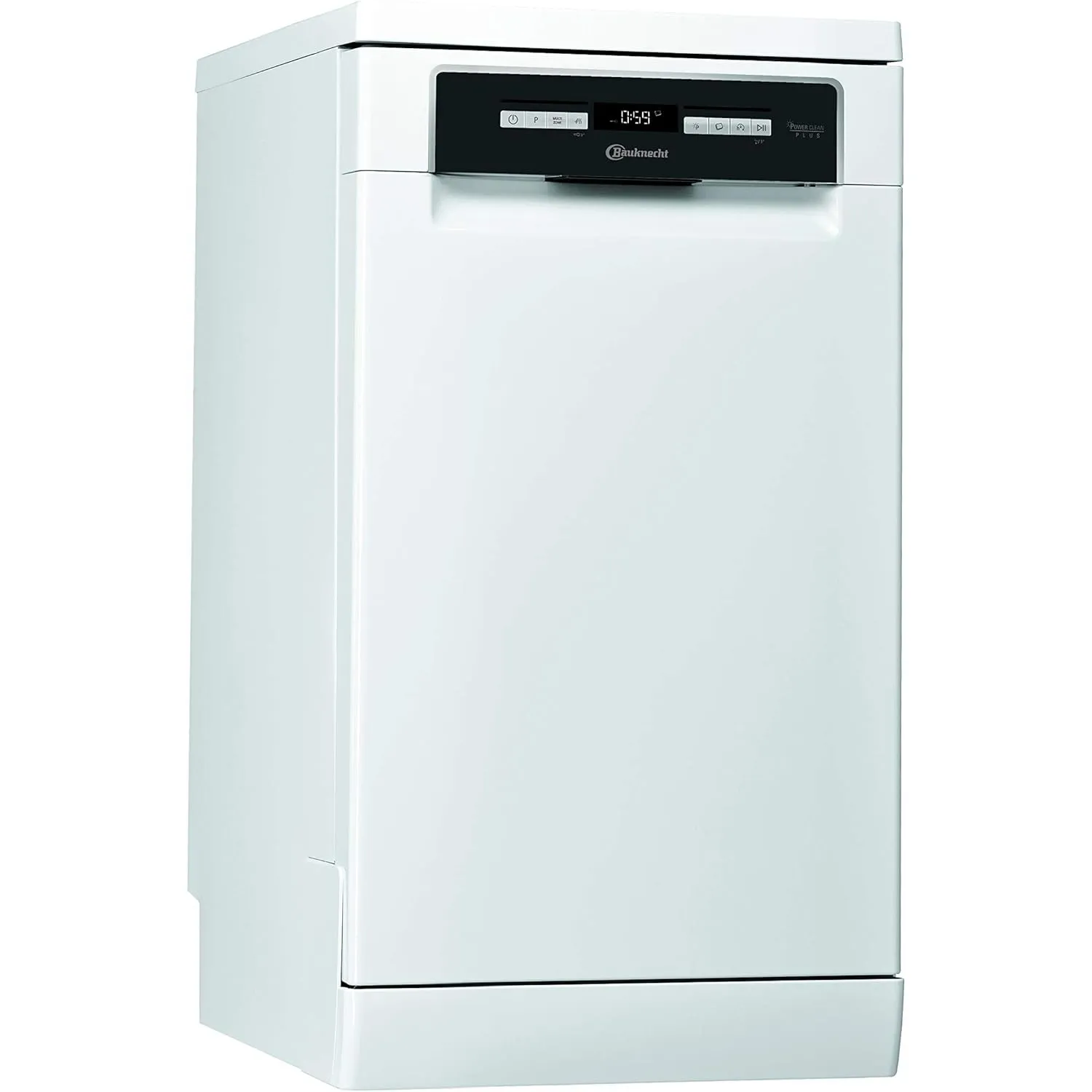Bauknecht BSFO 3O35 PF Freistehender Geschirrspüler 45 cm Breite/PowerClean/ActivDry/Vollwasserschutz/hygieneprogramm/B…