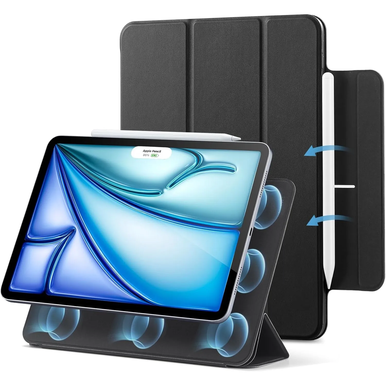 ESR für iPad Air 11 Zoll 2026 Hülle M4/M3/M2, iPad Air 5/4 Hülle (2025/2024/2022/2020) Starke Magnetbefestigung, Trifol…