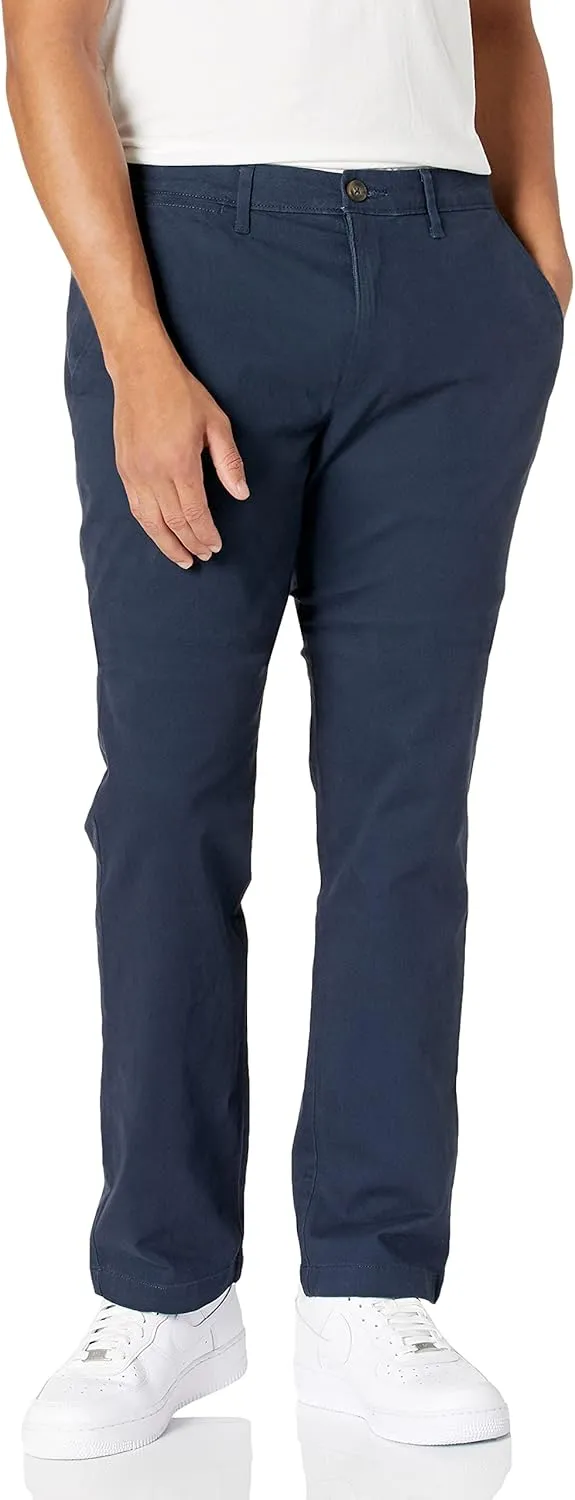 Amazon Essentials Herren Legere Stretch-Chinohose in sportlicher Passform (in Übergröße erhältlich)