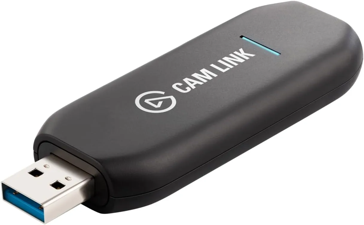 Elgato Cam Link 4K – externe Capture Card für DSLR-Camcorder, als Webcam, Meetings, Streams, Aufnahmen in 1080p60 oder …
