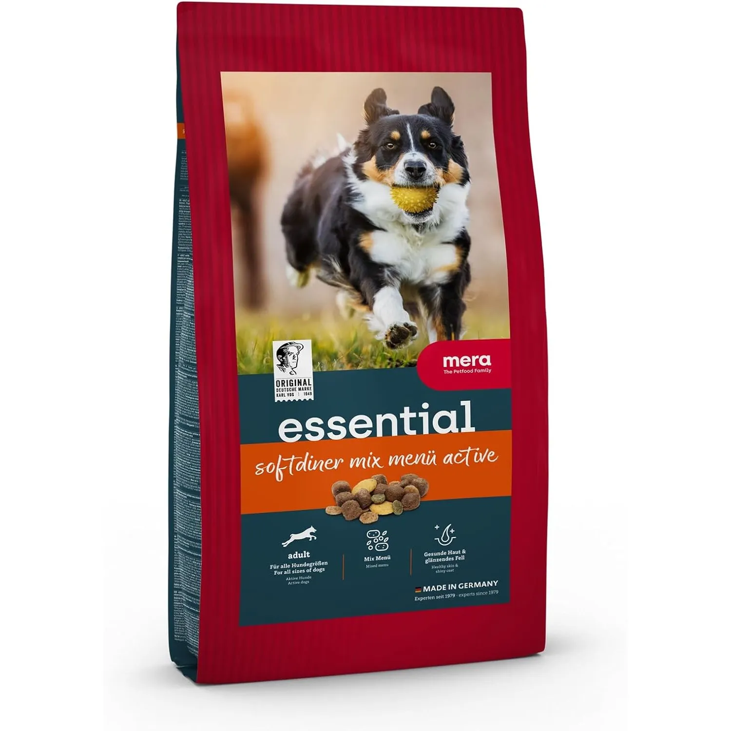 MERA Essential Softdiner 12,5kg Hundefutter trocken mit viel Omega-3 & 6