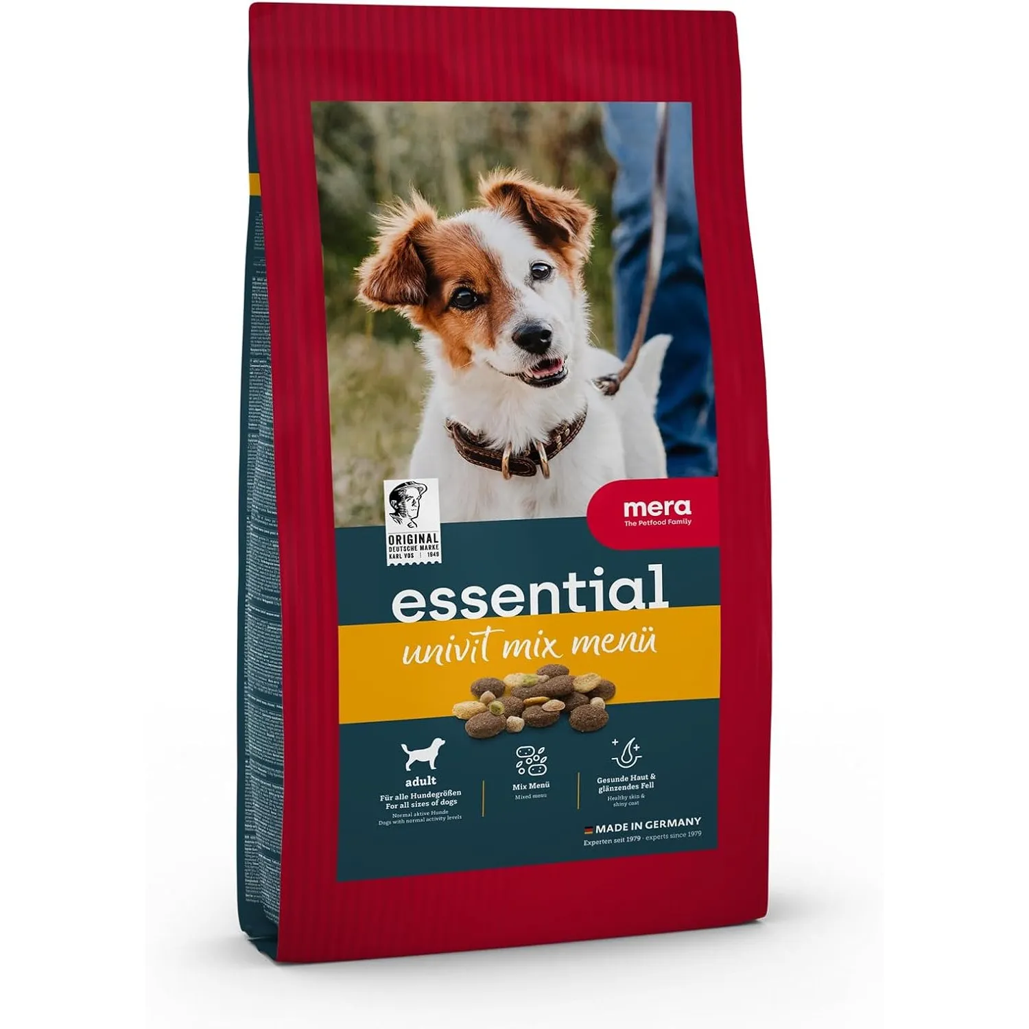 MERA Essential Univit Mix 12,5kg Hundefutter trocken mit viel Omega-3 & 6