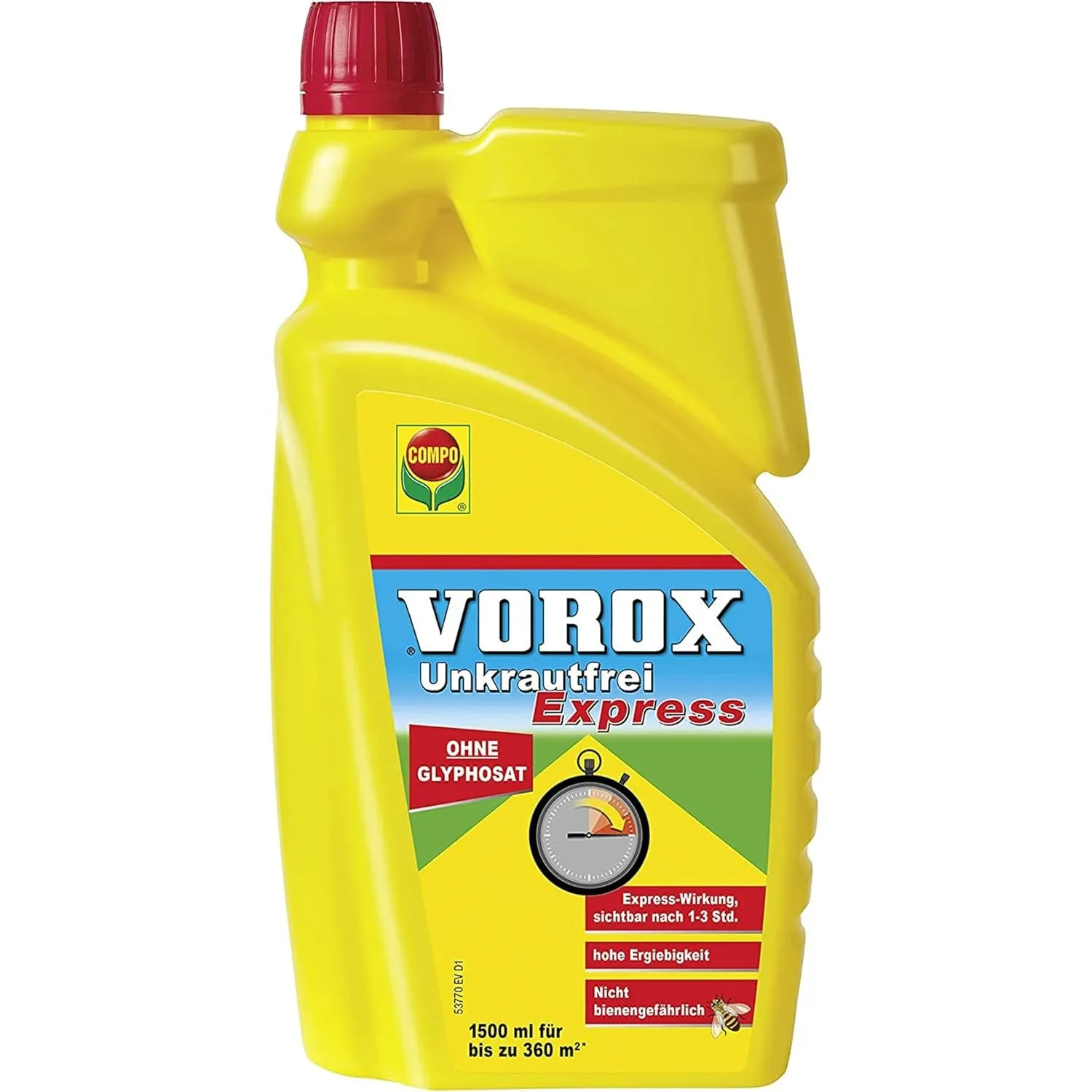 VOROX Unkrautfrei Express - Bekämpfung von Unkräutern an Zierpflanzen, Obst und Gemüse, wirkt gegen Algen, Moos und meh…
