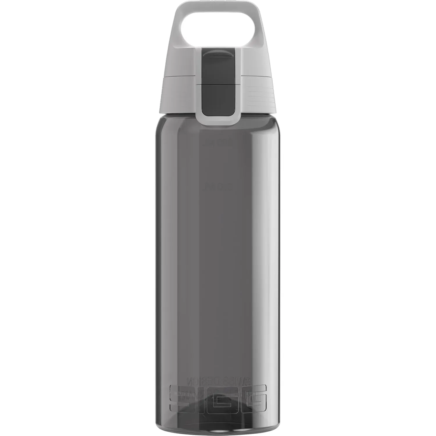 Sigg Total Color Anthracite Trinkflasche (0.6 L), schadstofffreie und auslaufsichere Trinkflasche, leichte und bruchfes…
