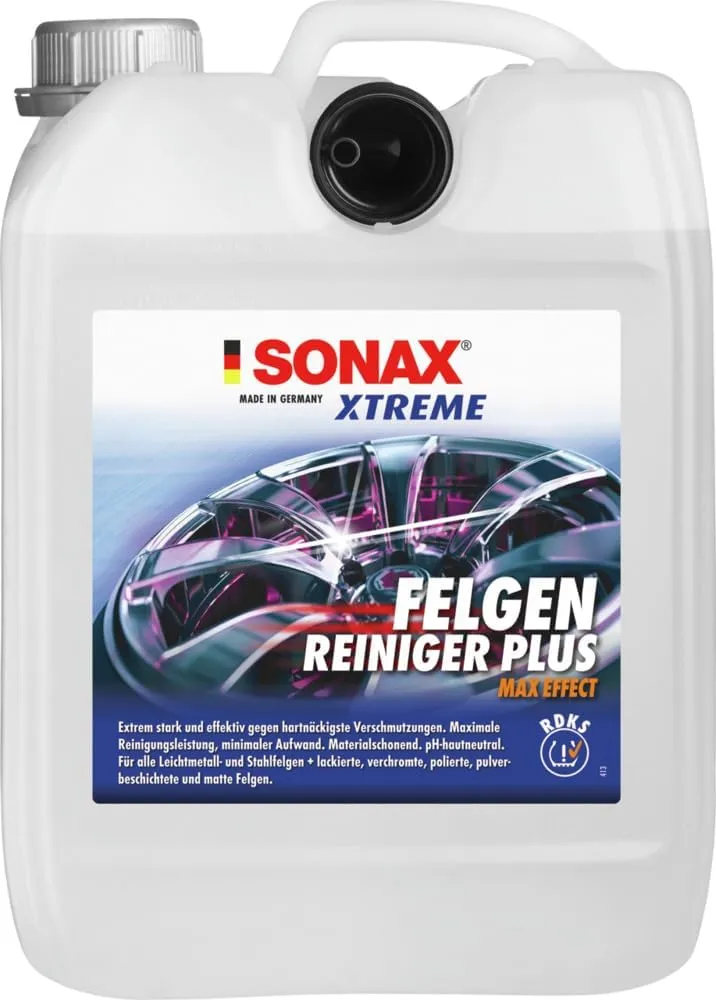 SONAX Xtreme Felgenreiniger Plus (5 Liter) - effiziente Reinigung Aller Leichtmetall- und Stahlfelgen sowie lackierte, …