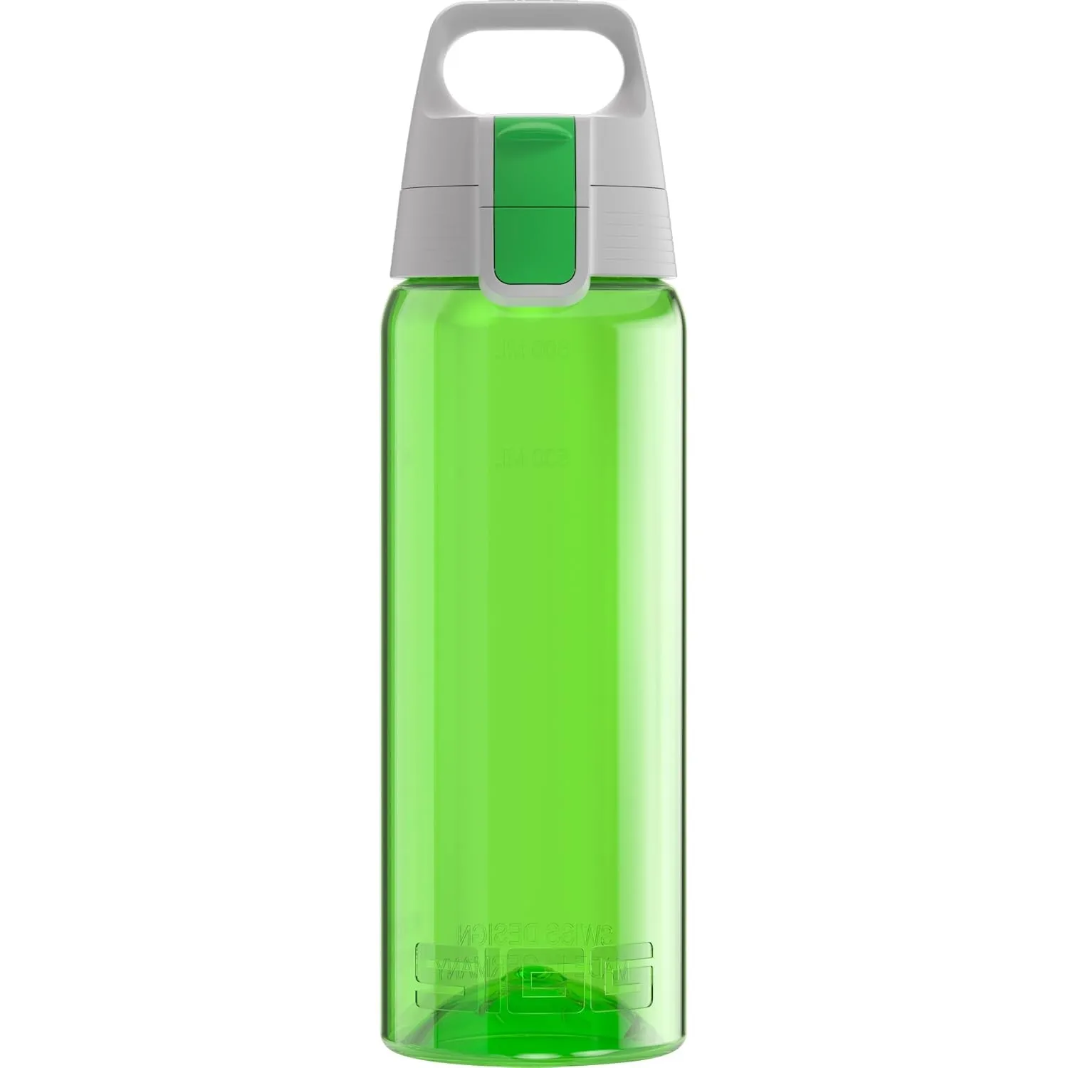 Sigg Total Color Green Trinkflasche (0.6 L), schadstofffreie und auslaufsichere Trinkflasche, leichte und bruchfeste Tr…