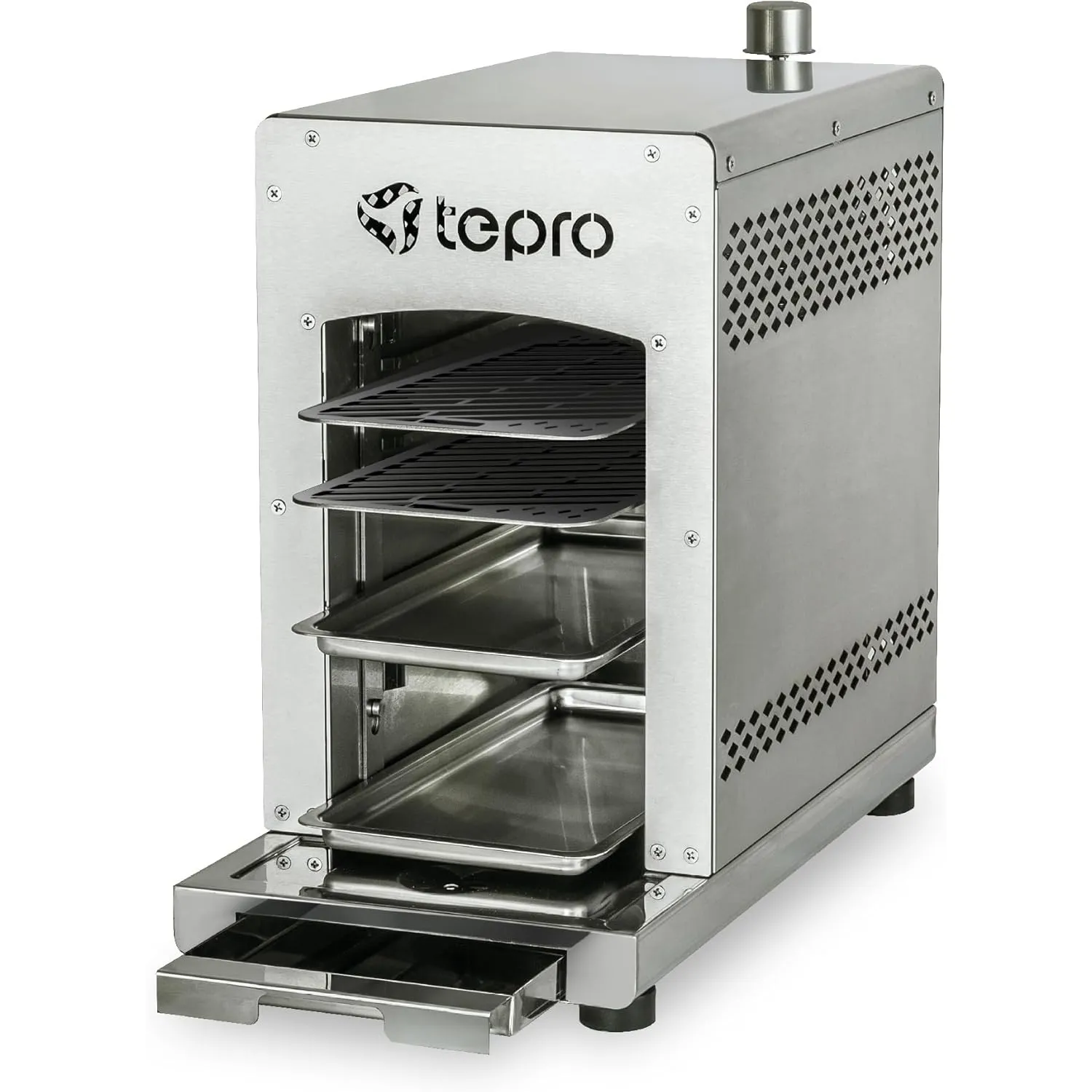 tepro Steakgrill Toronto, Keramikgrill-Infrarot Brenner / Gasgrill mit 3 kW Leistung, max. 800 Grad Gas, Piezozündung, …