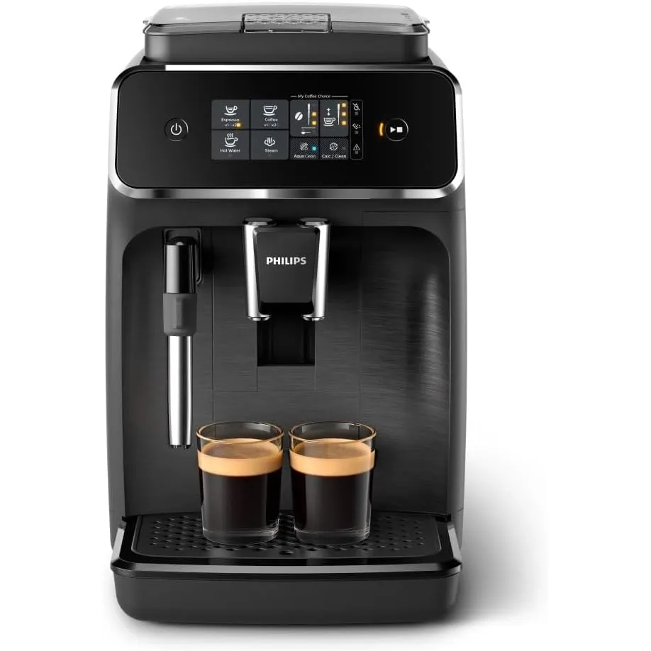 PHILIPS Kaffeevollautomat Panarello 2200 Serie, Schwarz, 2 Spezialitäten