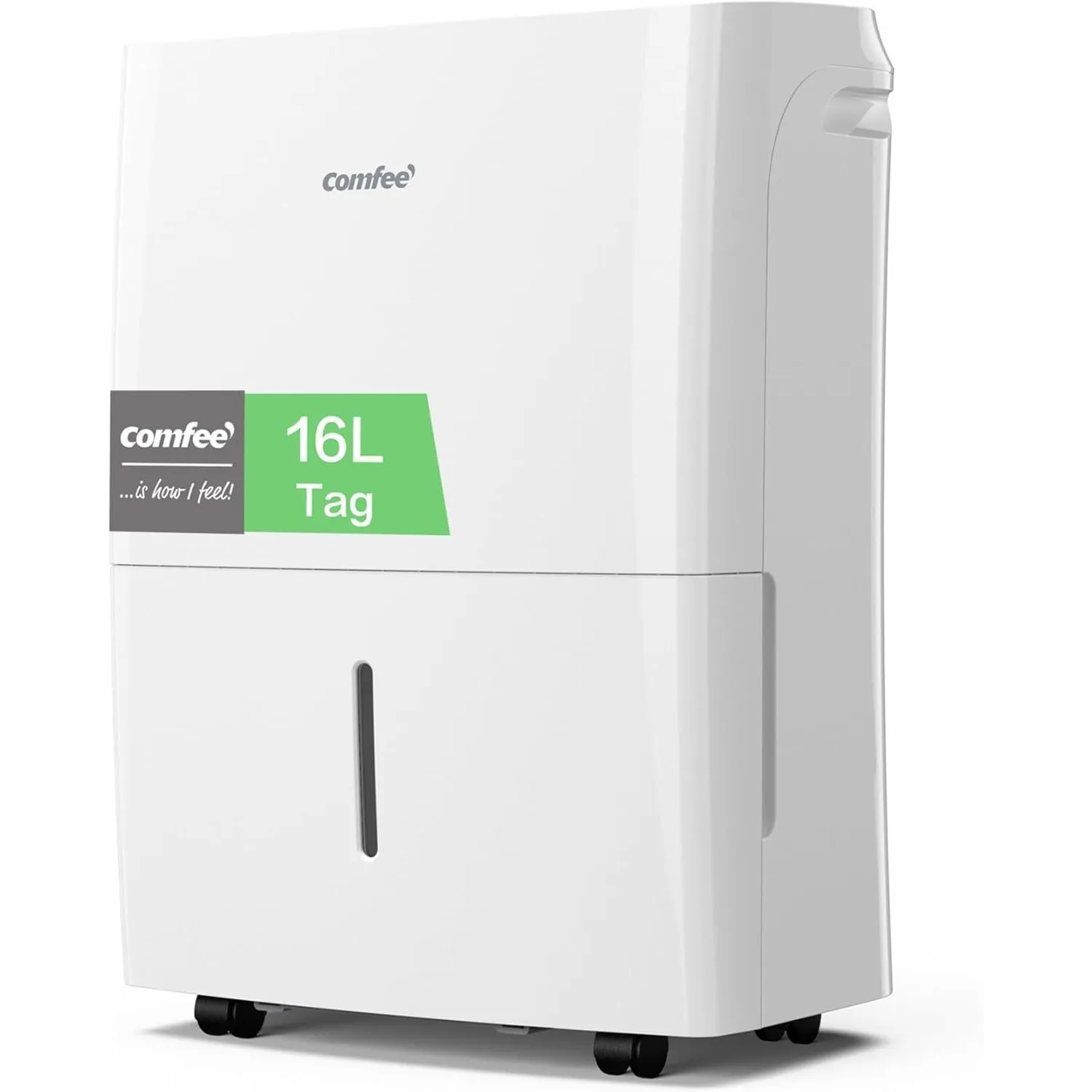 Comfee Luftentfeuchter 16L,Raumgröße ca. 80m³(32m²),Smart modu,Timer 24H,Wassertank 3L,APP-fähig, Weiß, MDDF-16DEN7-WF