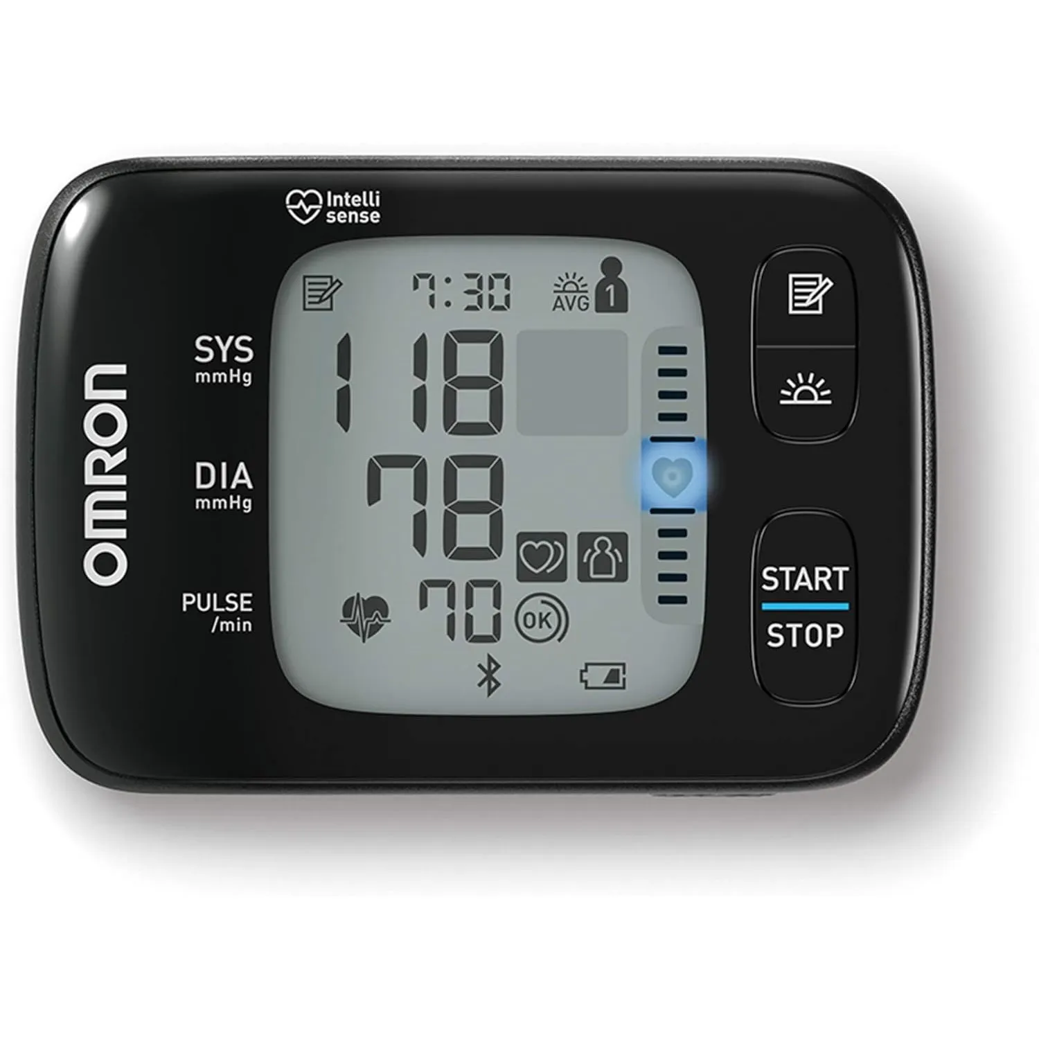 OMRON RS7 Intelli IT digitales Handgelenk-Blutdruckmessgerät mit Bluetooth