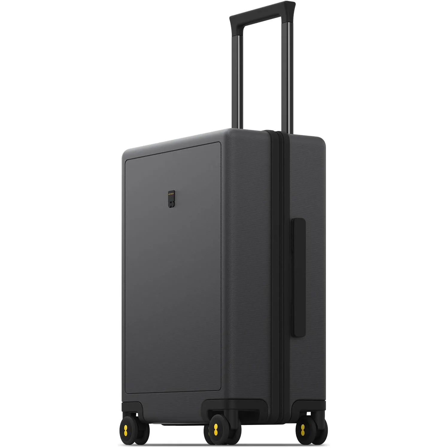 LEVEL8 Koffer Trolley Handgepäck mit TSA,8 Spinner Rollen,100% PC Rollkoffer Reisekoffer Hartschalen, Micro-Diamond Tex…