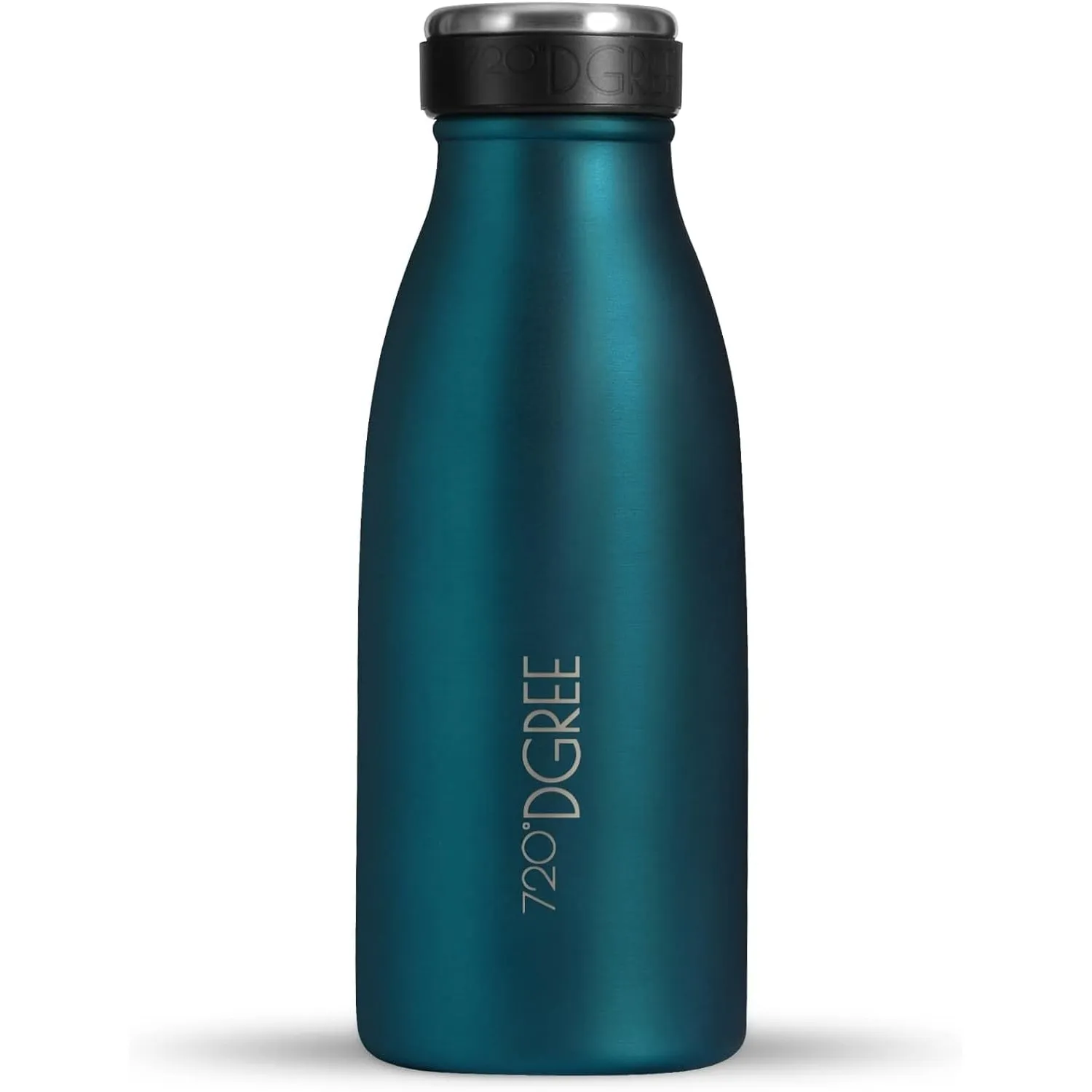 720°DGREE Edelstahl Trinkflasche “milkyBottle” - 350ml - Perfekt für Kinder, BPA-Frei, Auslaufsicher, Kohlensäure geeig…